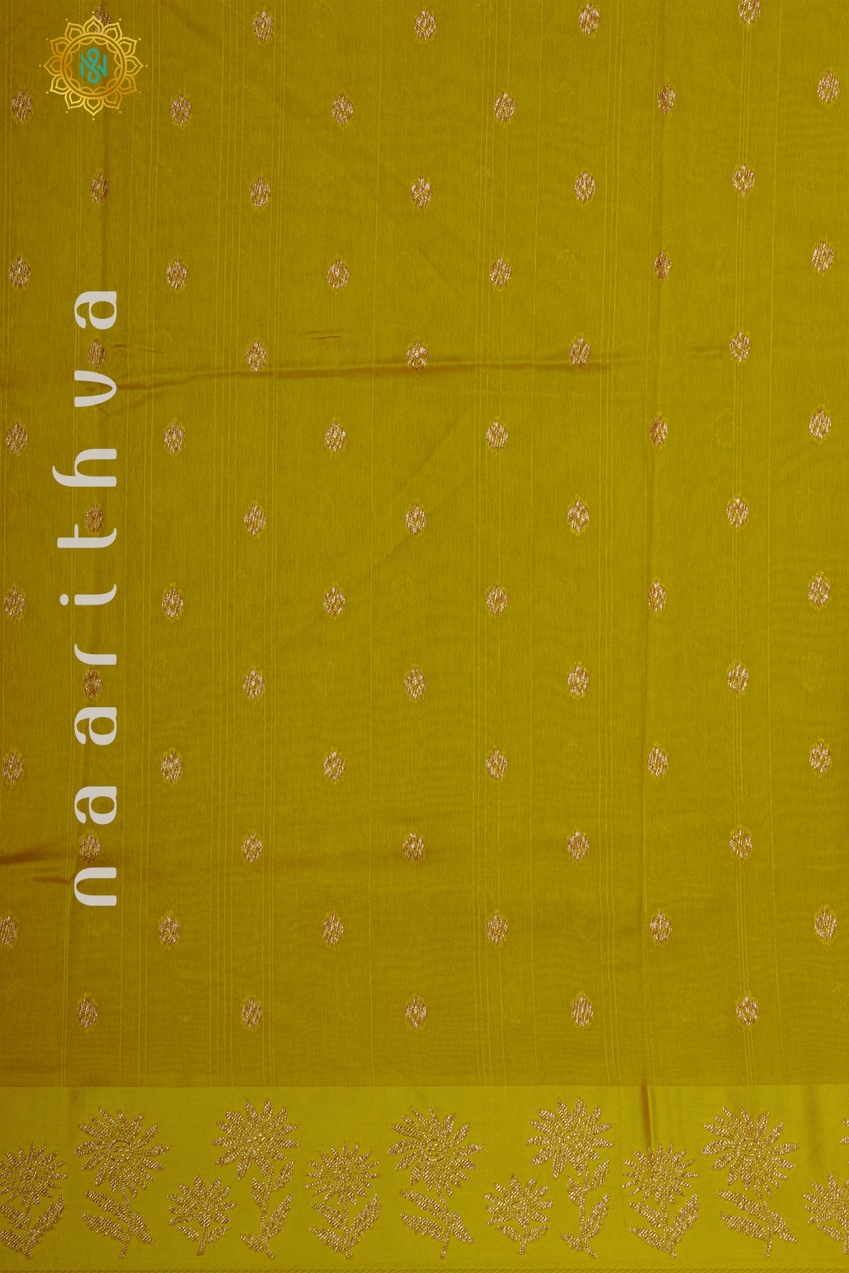 YELLOW - SEMI RAW SILK