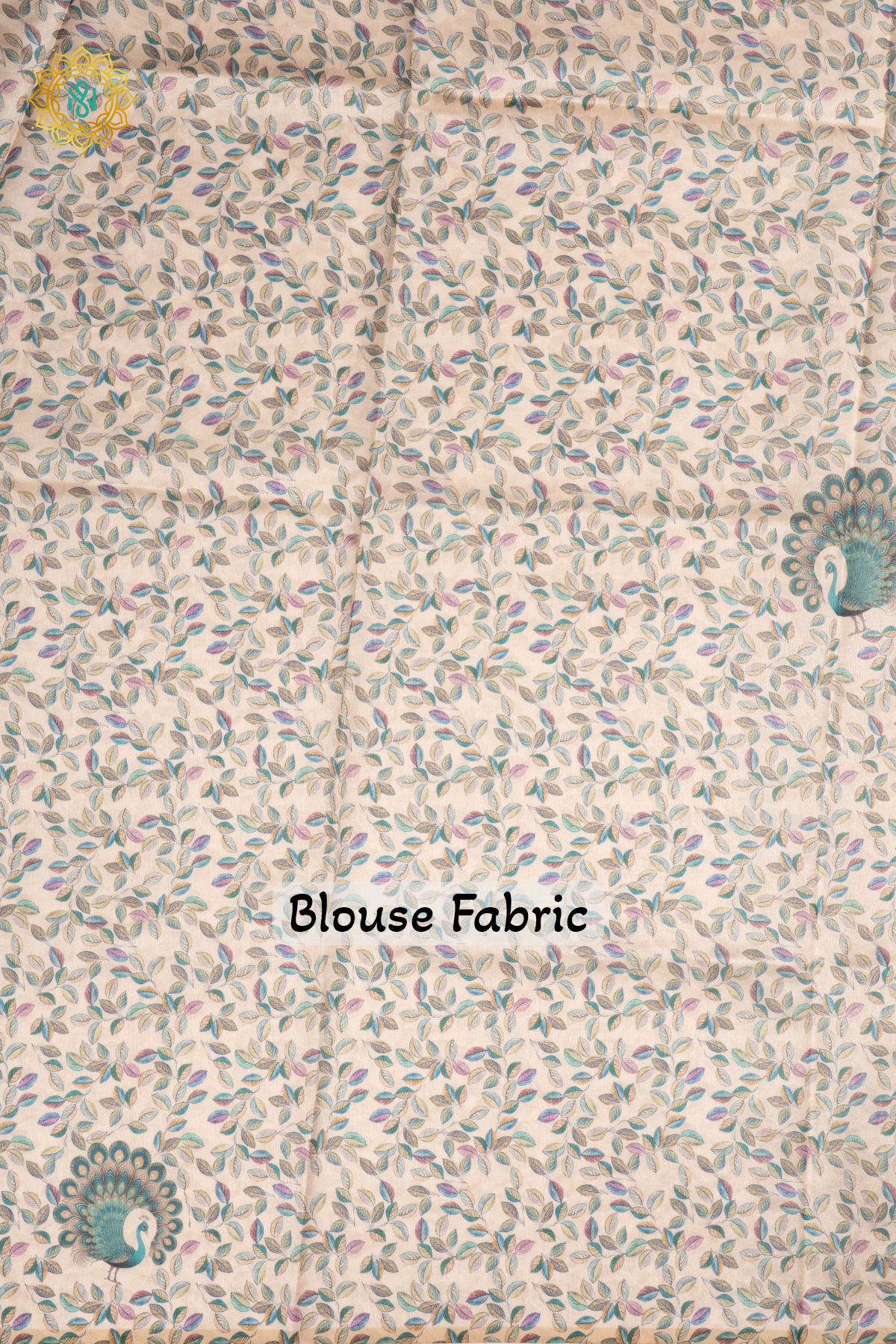 YELLOW - SEMI TUSSAR SILK WITH APPLIQUE WORK
