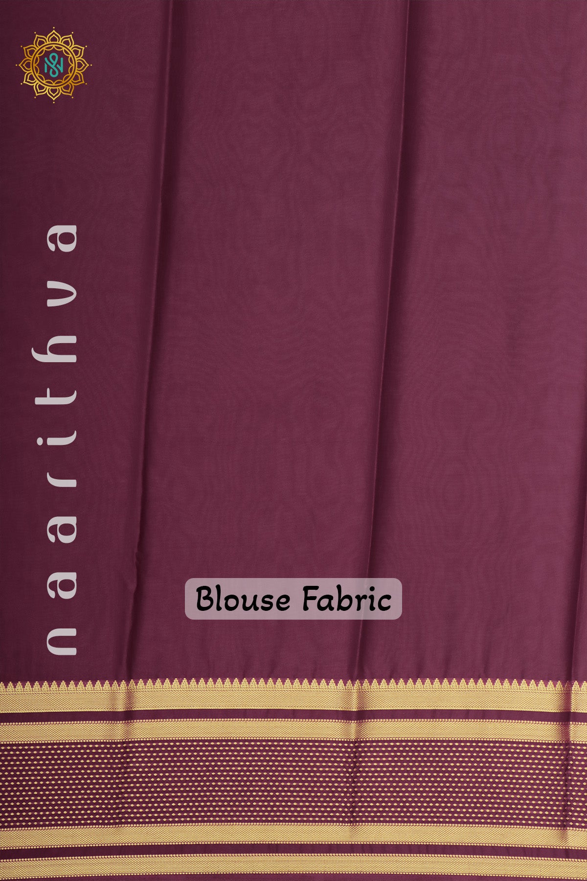 YELLOW WITH WINE - SEMI MYSORE CREPE SILK