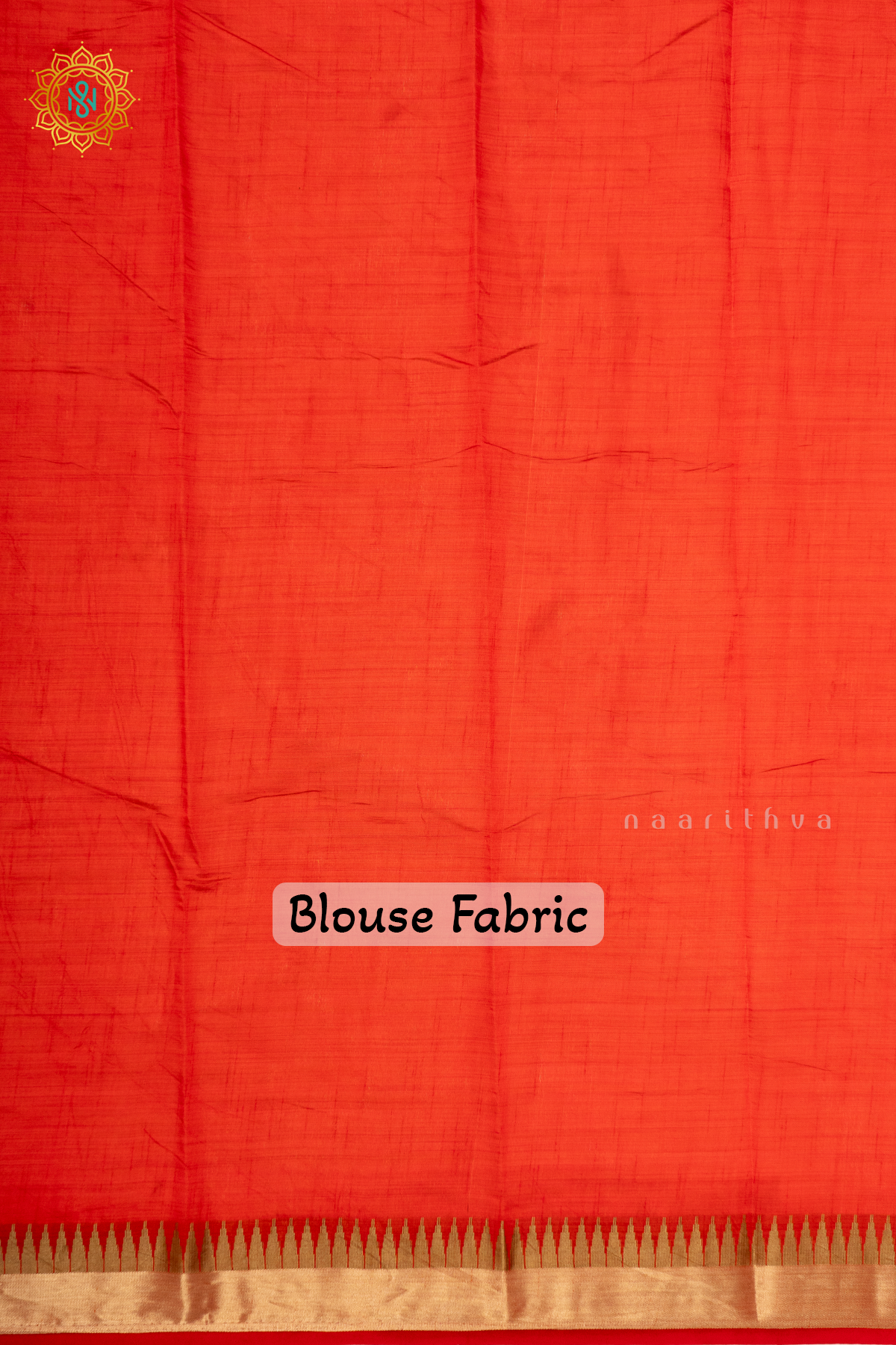 ORANGE - SEMI TUSSAR SILK