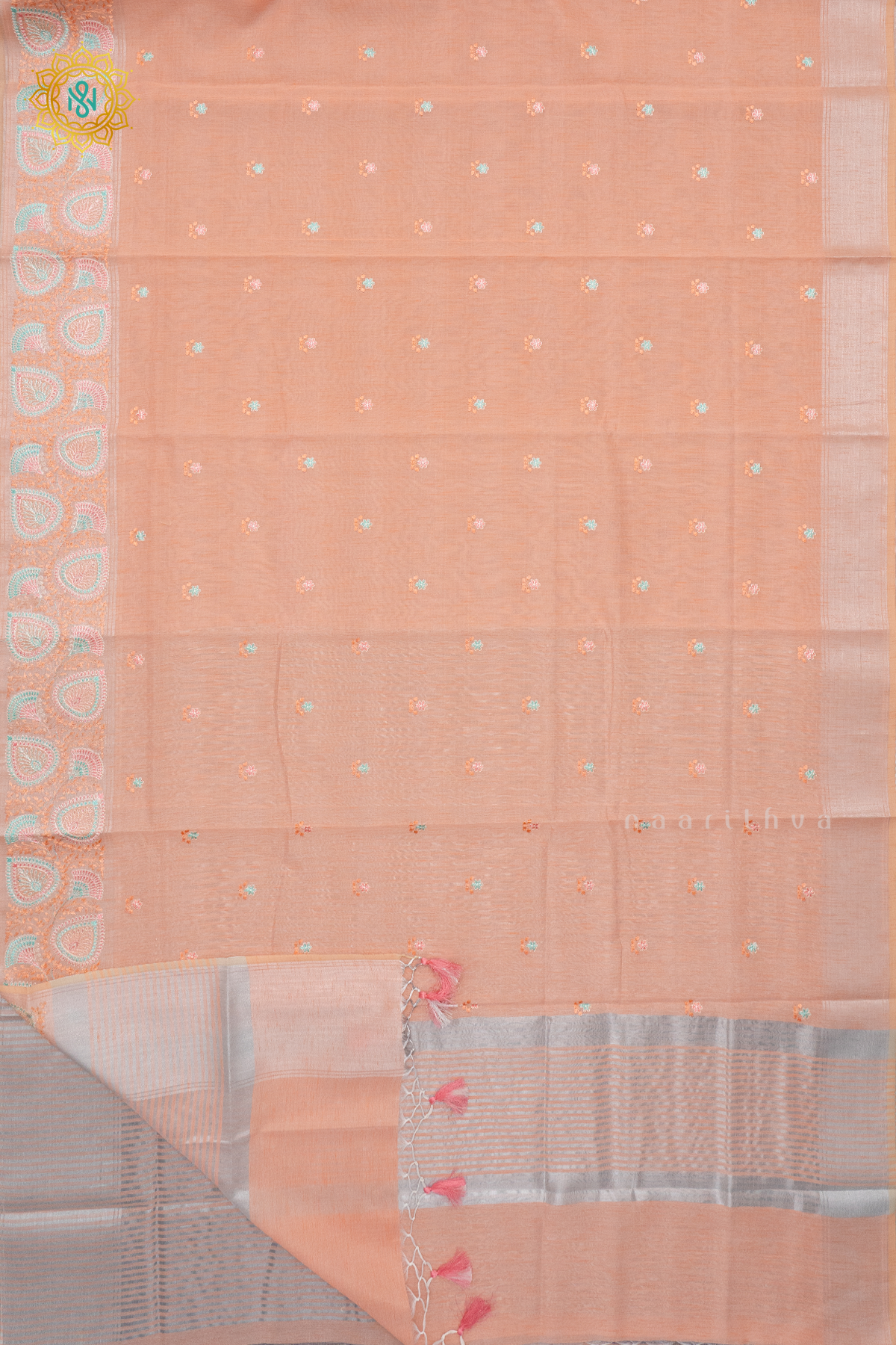 PEACHISH ORANGE - KORA COTTON