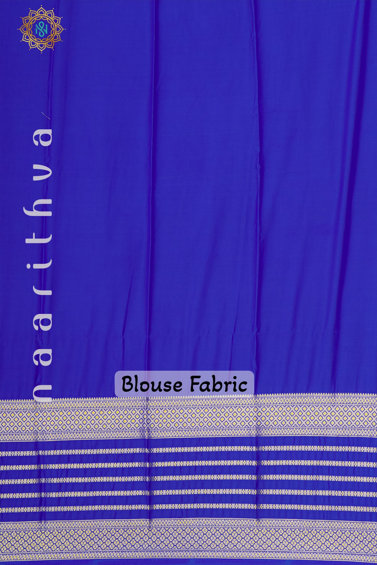 ROYAL BLUE - SEMI MYSORE CREPE SILK