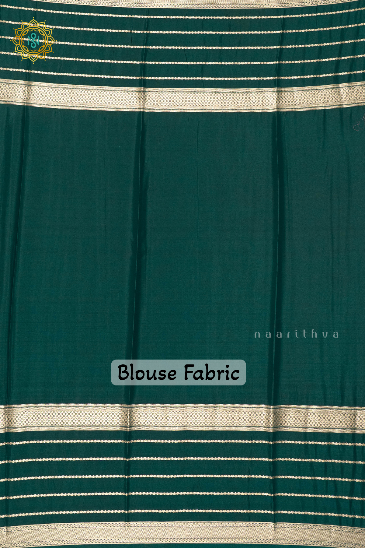 ONION PINK WITH BOTTLE GREEN - SEMI MYSORE CREPE SILK