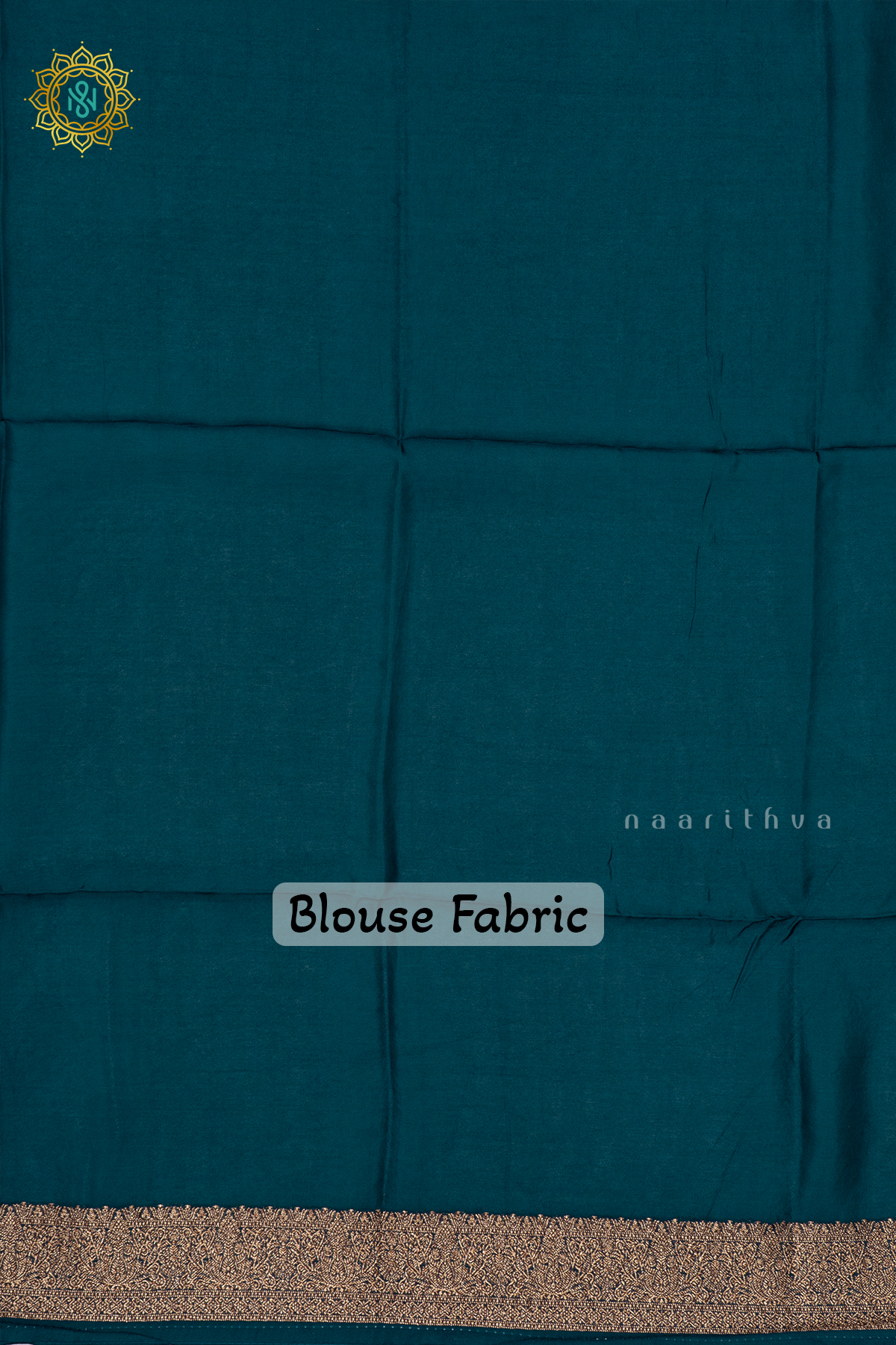 PEACOCK BLUE - SEMI TUSSAR SILK
