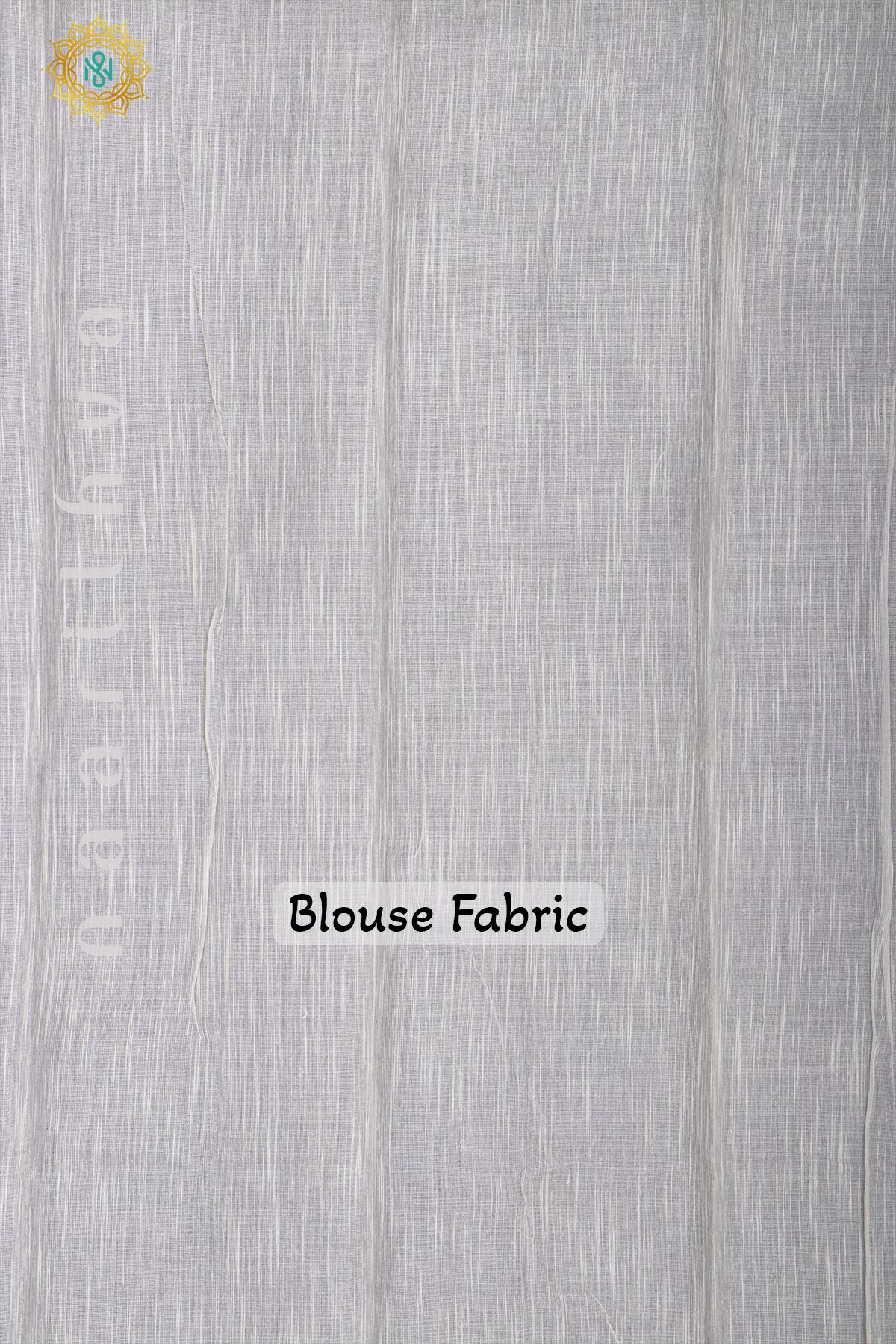 BLUE WITH WHITE - JUTE COTTON