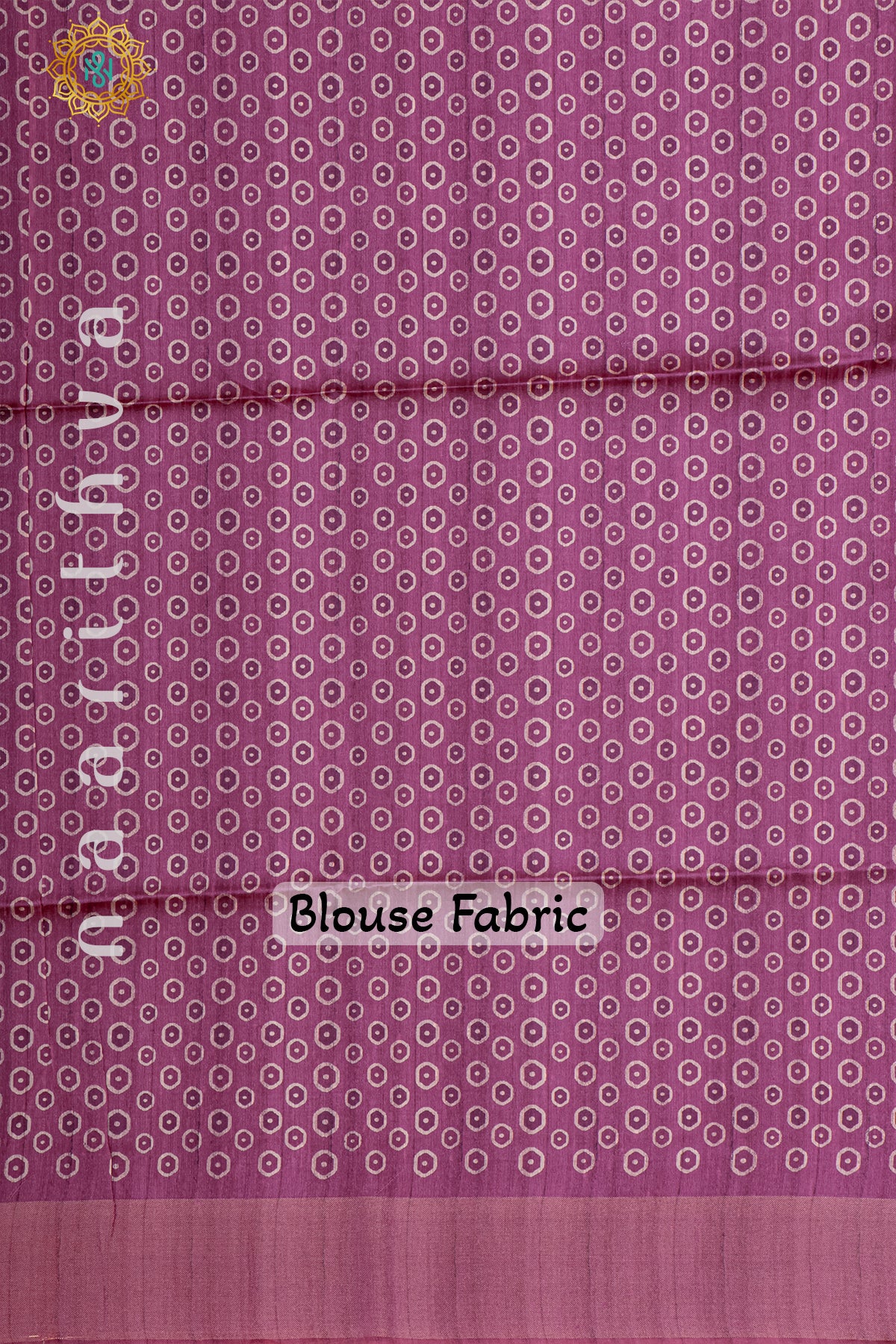 BIEGE WITH PINK - SEMI TUSSAR SILK