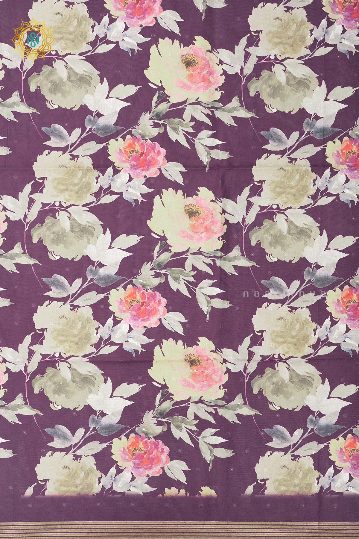 DEEP PURPLE - SEMI TUSSAR SILK