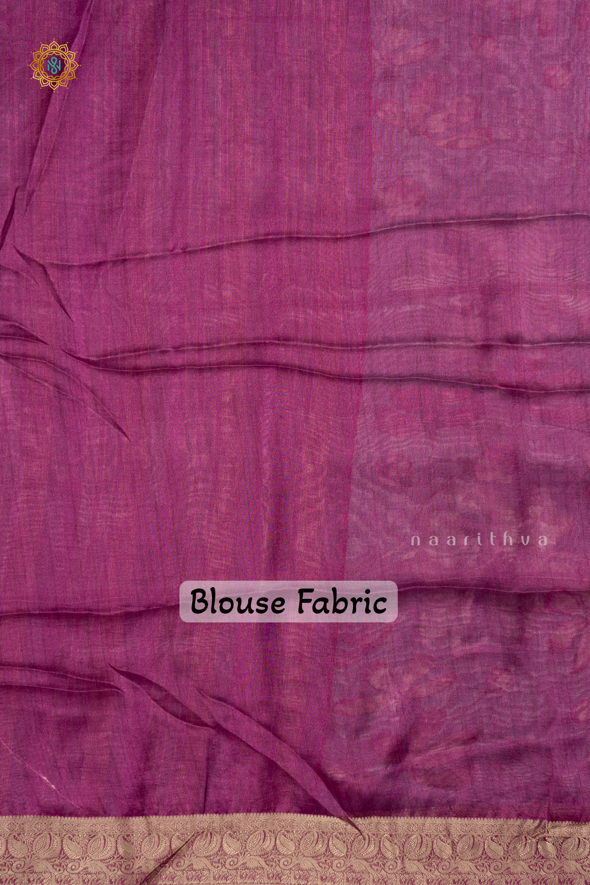 Elephant Grey With Magenta Organza Crepe Saree With Printed Body And Zari Border