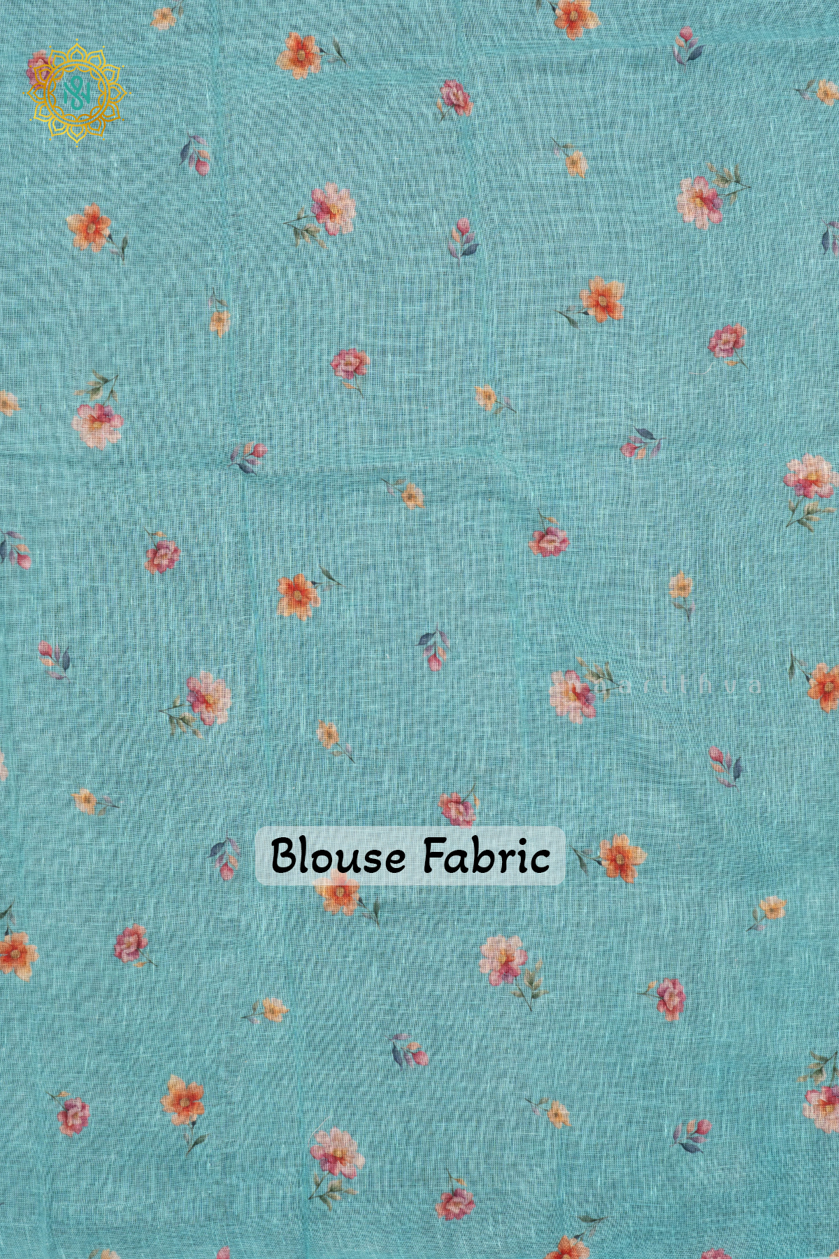 AQUA BLUE - PURE LINEN