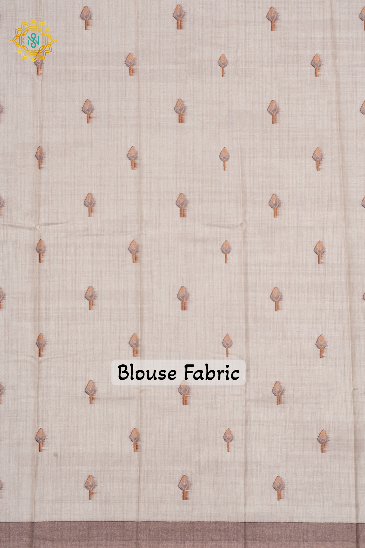OFF WHITE WITH LIGHT BROWN - KOTHA TUSSAR