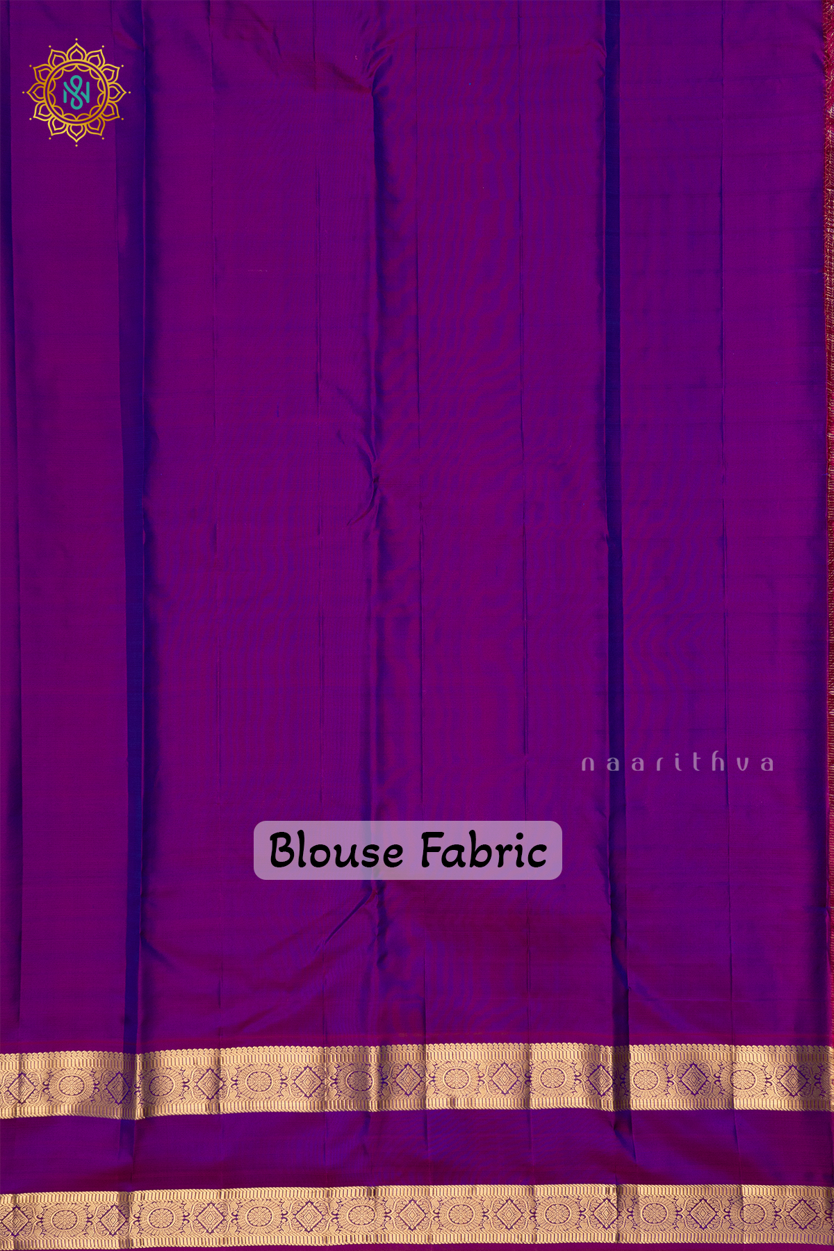 PEACOCK BLUE WITH PURPLE - PURE KANJIVARAM SILK