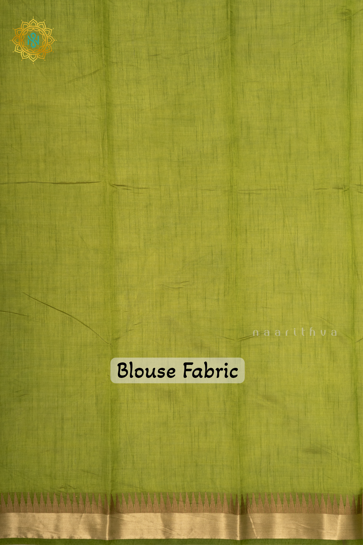 PARROT GREEN - SEMI TUSSAR SILK