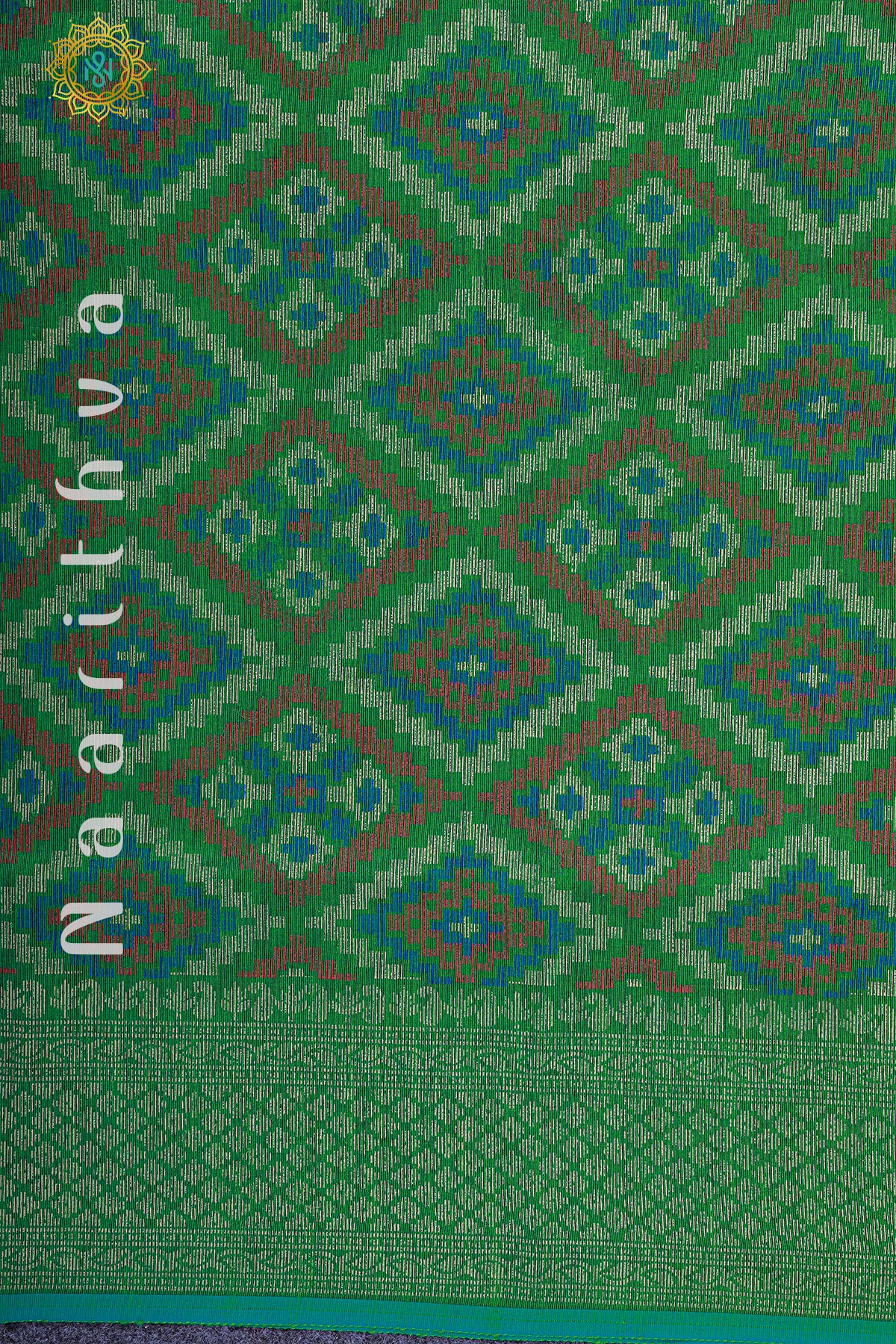 GREEN - SEMI JUTE COTTON