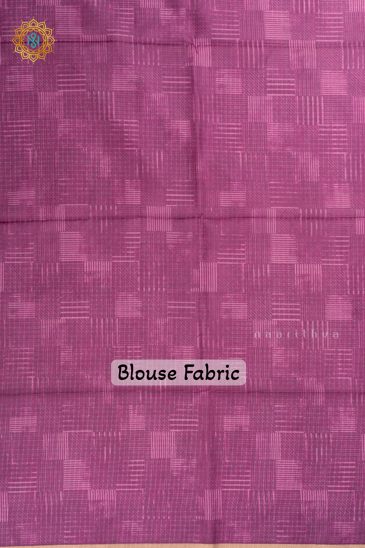 WINE WITH OFF WHITE - SEMI TUSSAR SILK