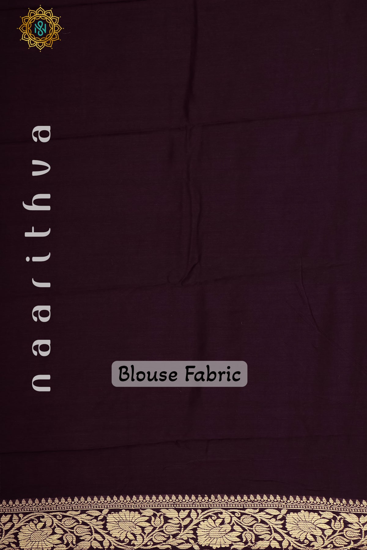 DEEP WINE - SEMI RAW SILK