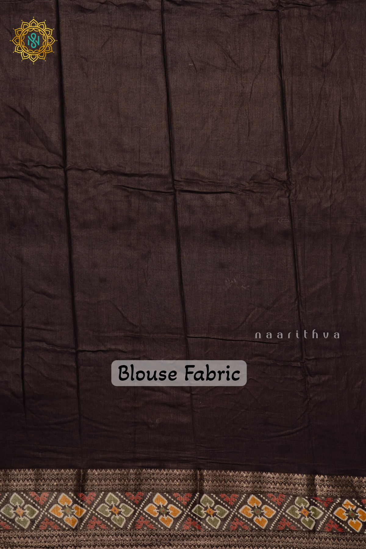 WHITE WITH BLACK - VISCOSE COTTON