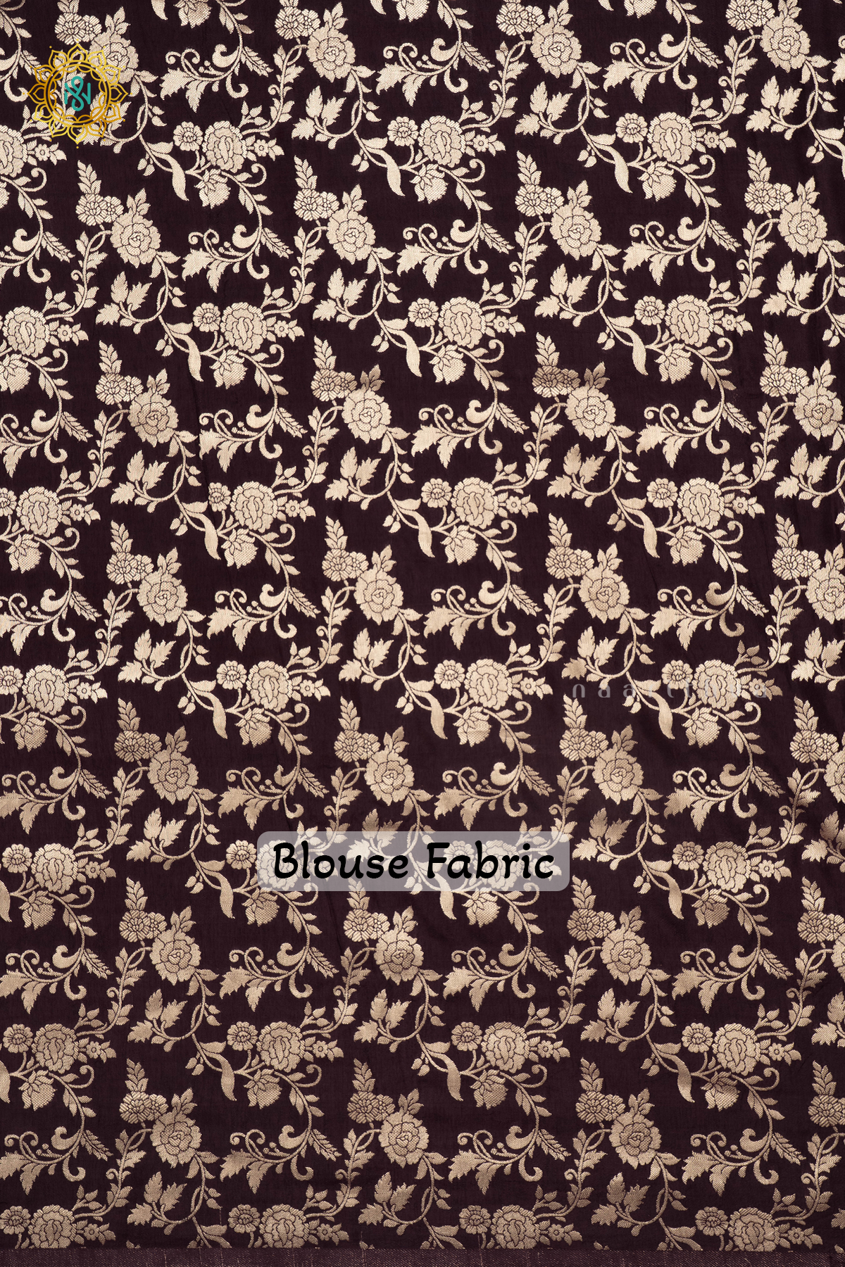 BROWN - SEMI CREPE SILK