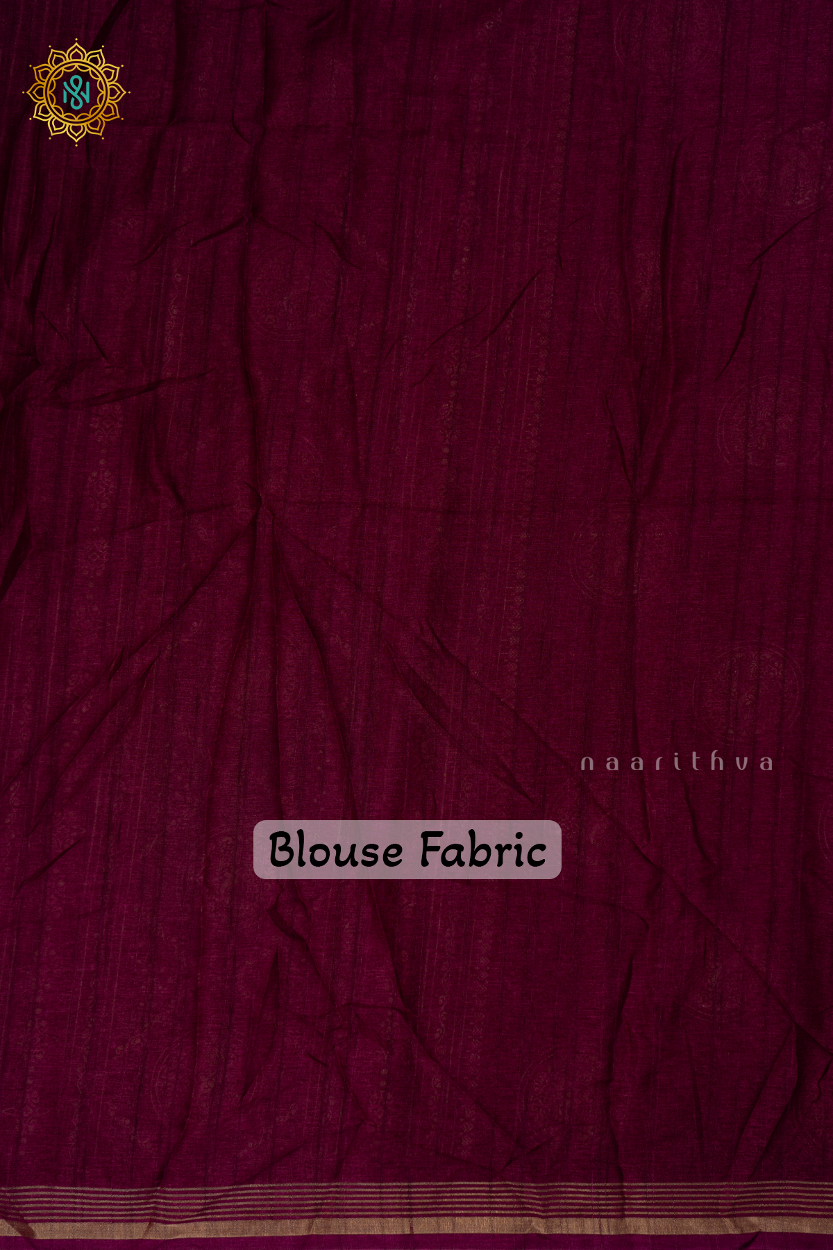 Wine - Semi Tussar Silk Saree Allover Printed Buttas on the body with Zari Border
