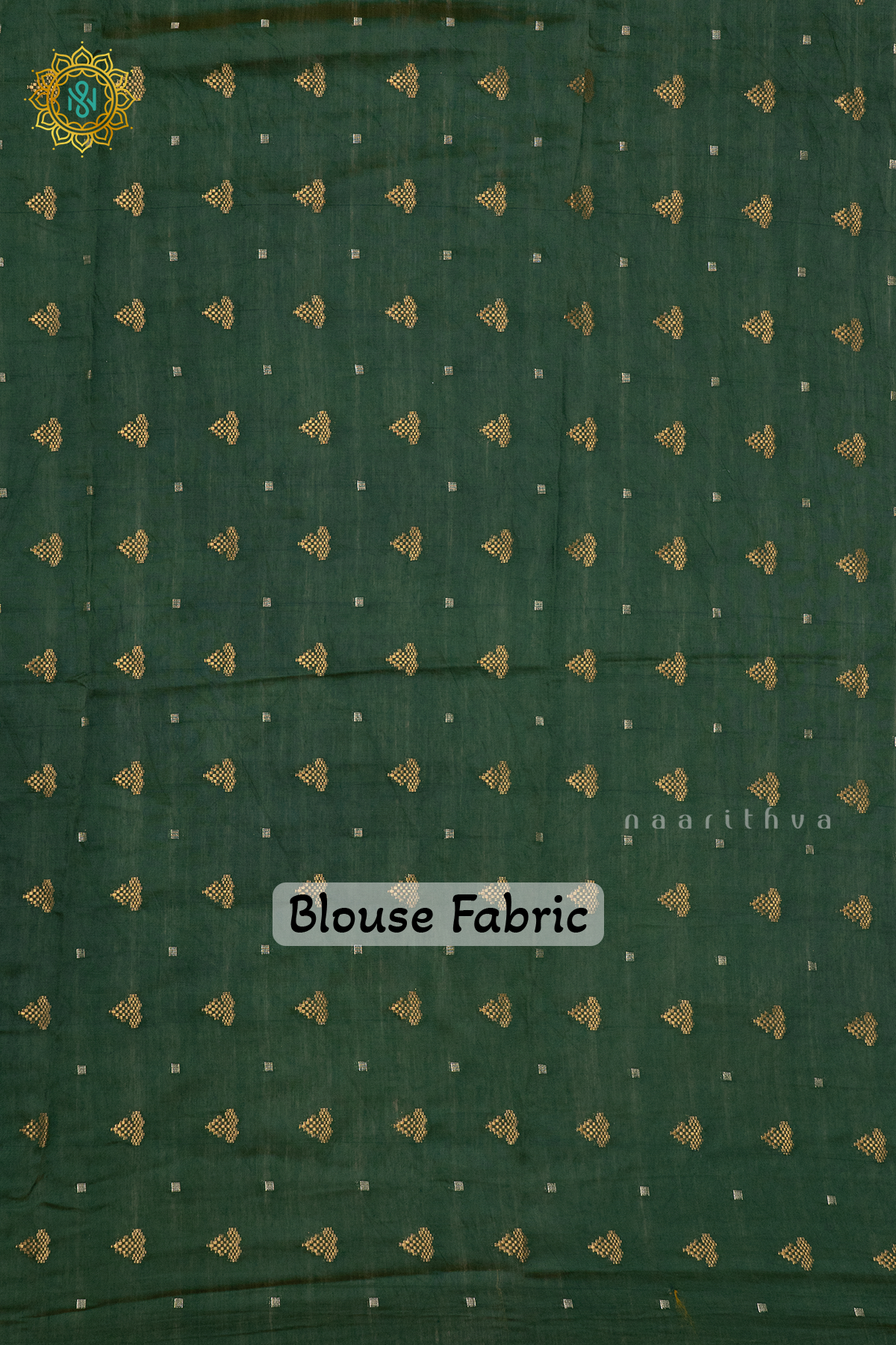 PINK WITH GREEN - SEMI CREPE SILK