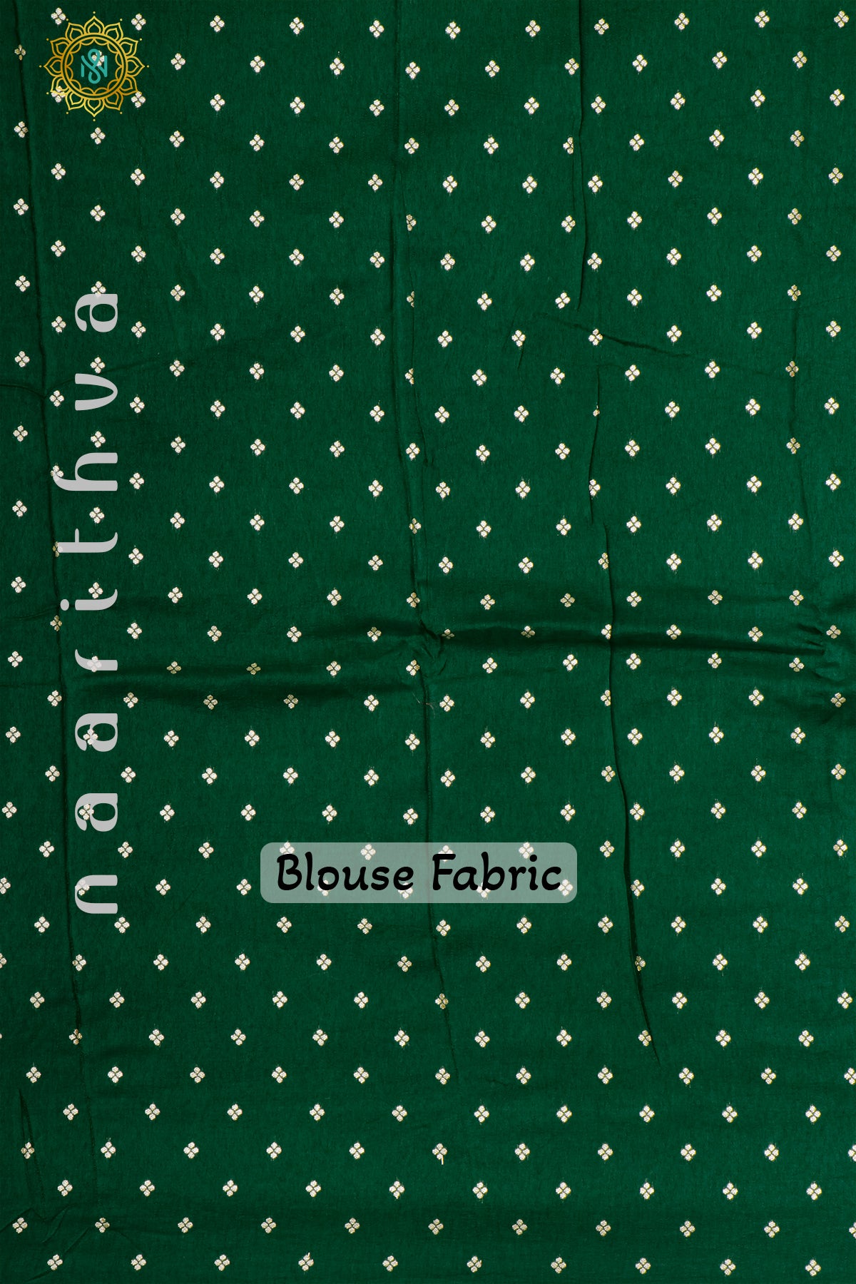 BOTTLE GREEN - SEMI CREPE SILK