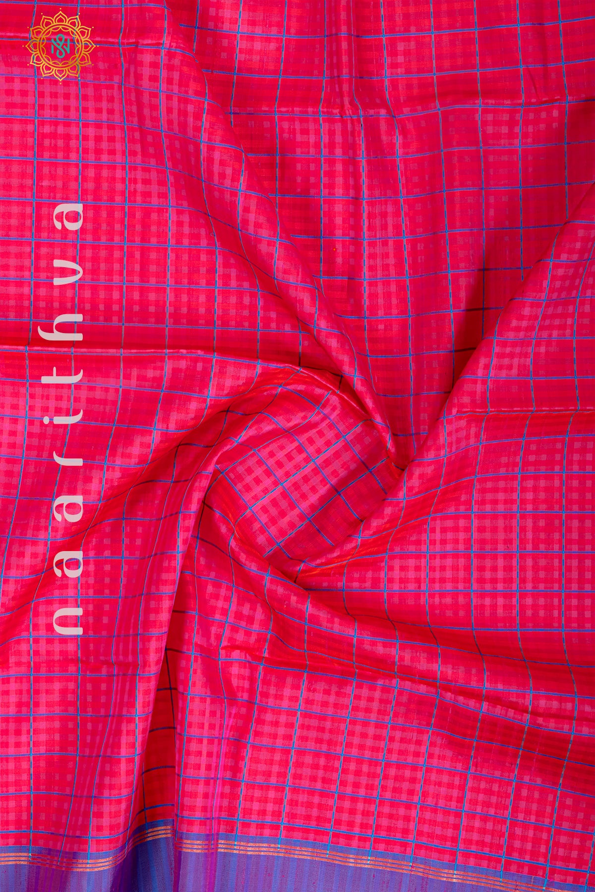 PINK WITH DUAL SHADE OF PURPLE - PURE KANJIVARAM SOFT SILK