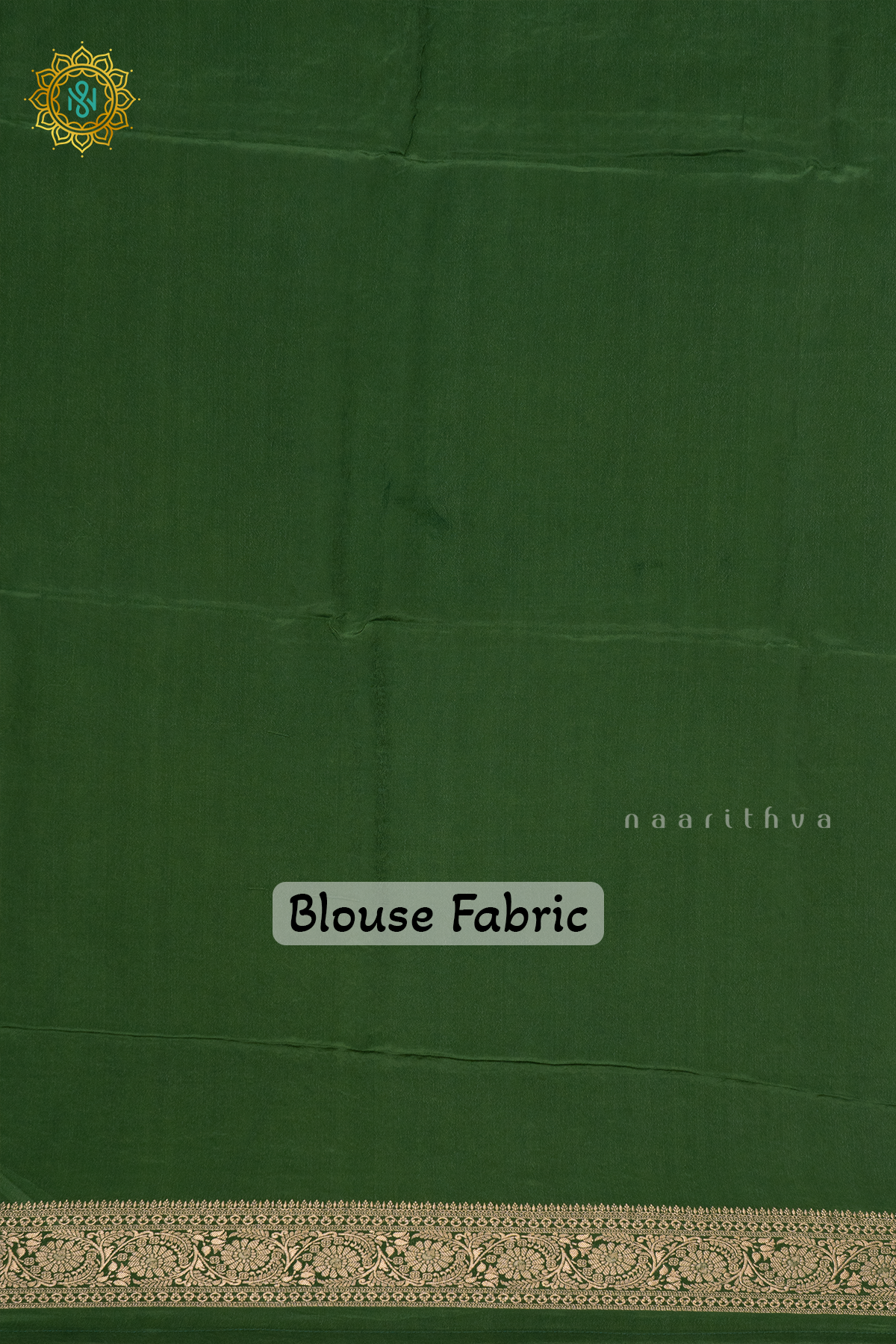 GREEN - SEMI BANARASI CREPE
