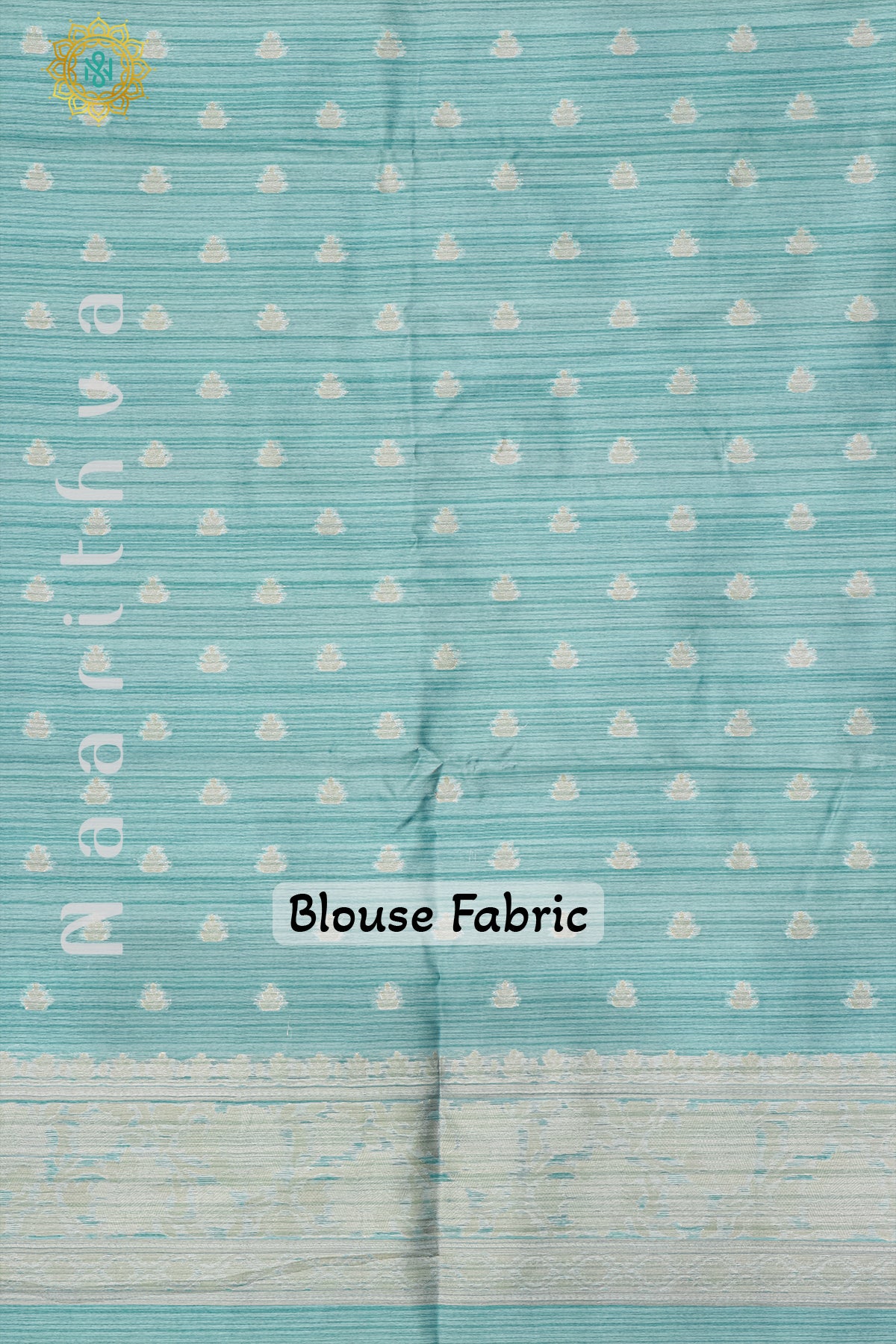 AQUA BLUE - CHANDERI SILK COTTON