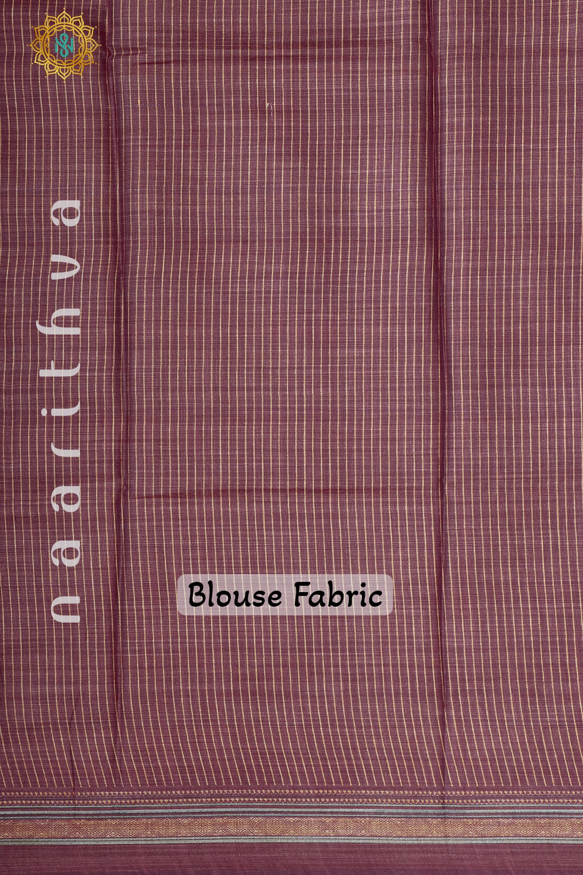 BLUE WITH MAROON - LINEN TISSUE