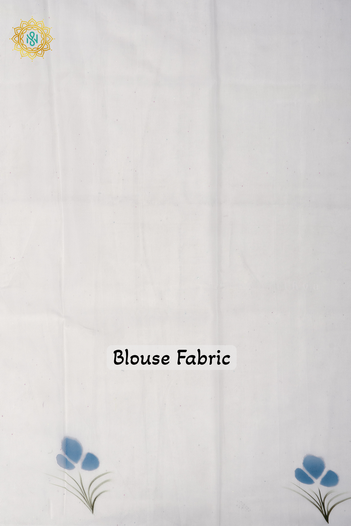 WHITE - ORGANZA HAND PAINTED