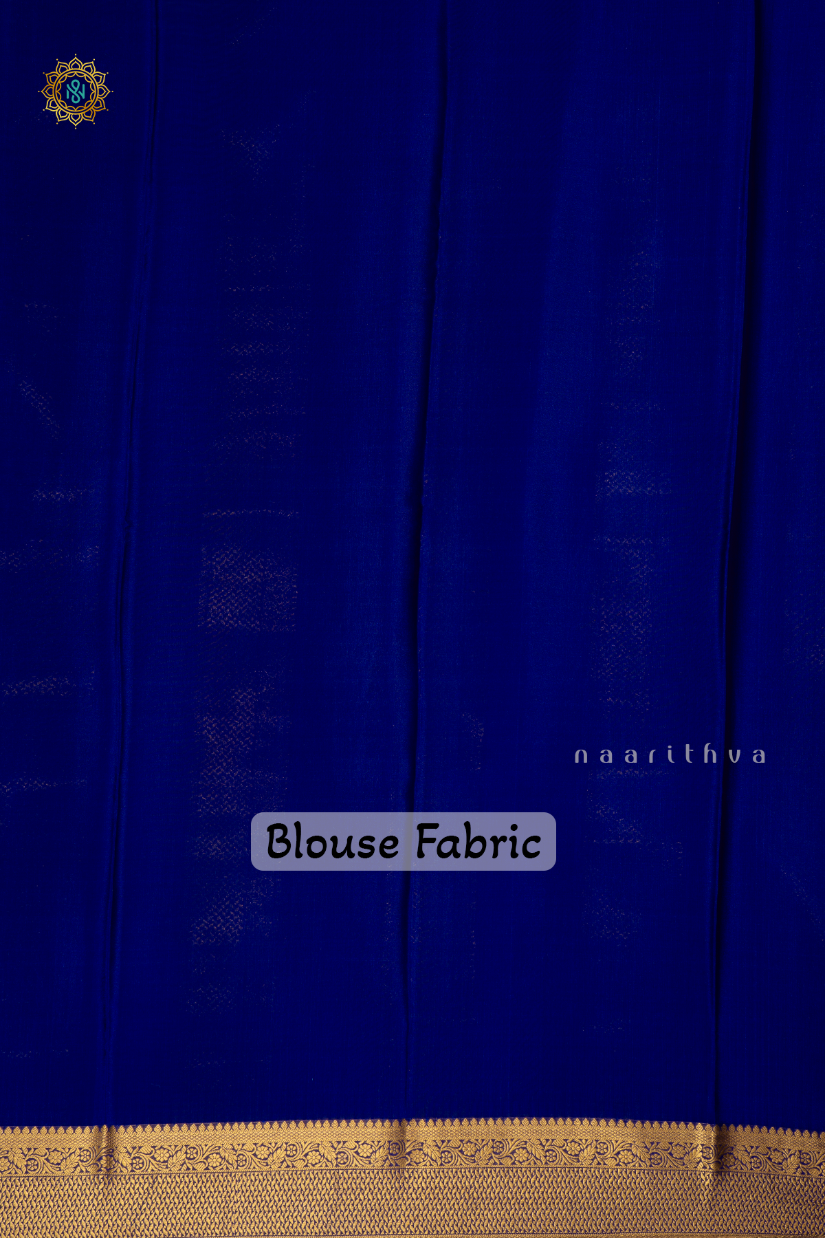 RANI PINK WITH NAVY BLUE- PURE MYSORE CREPE SILK