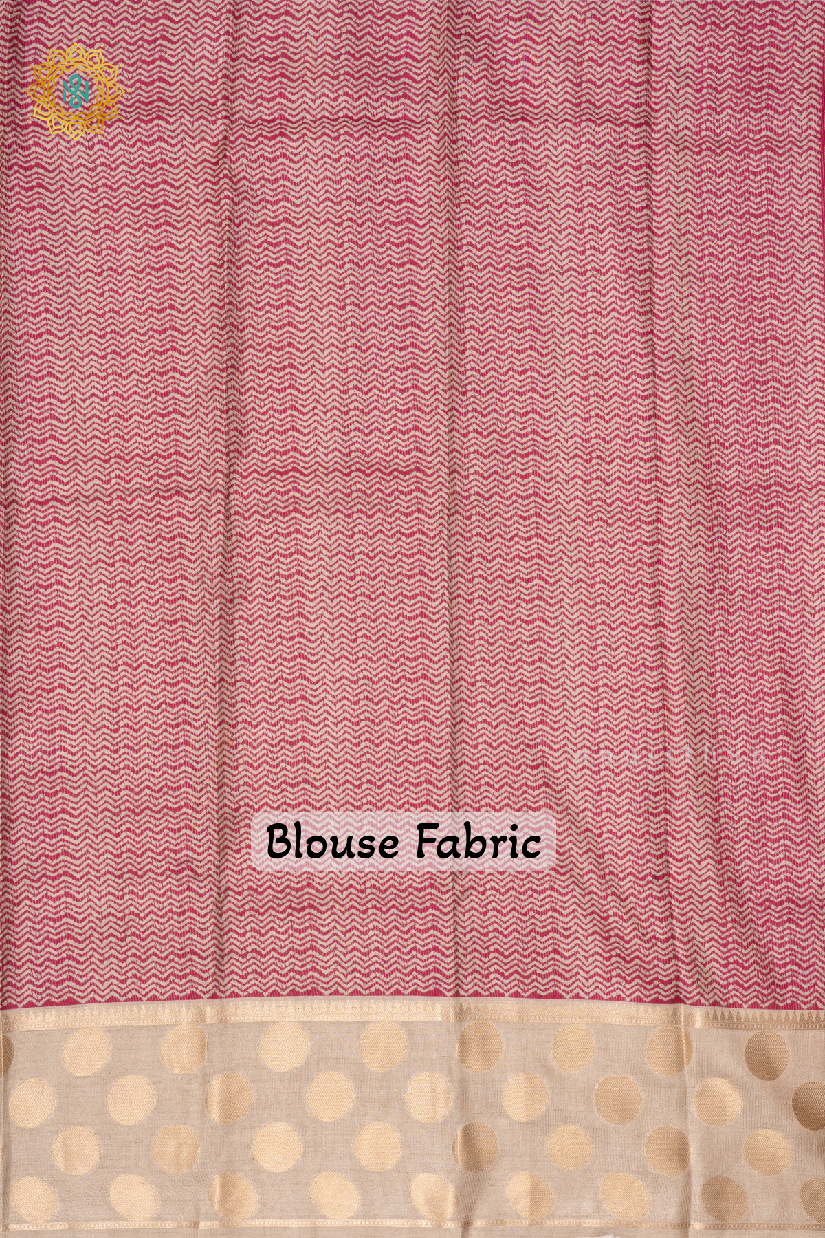 PINK WITH BEIGE - SEMI TUSSAR SILK
