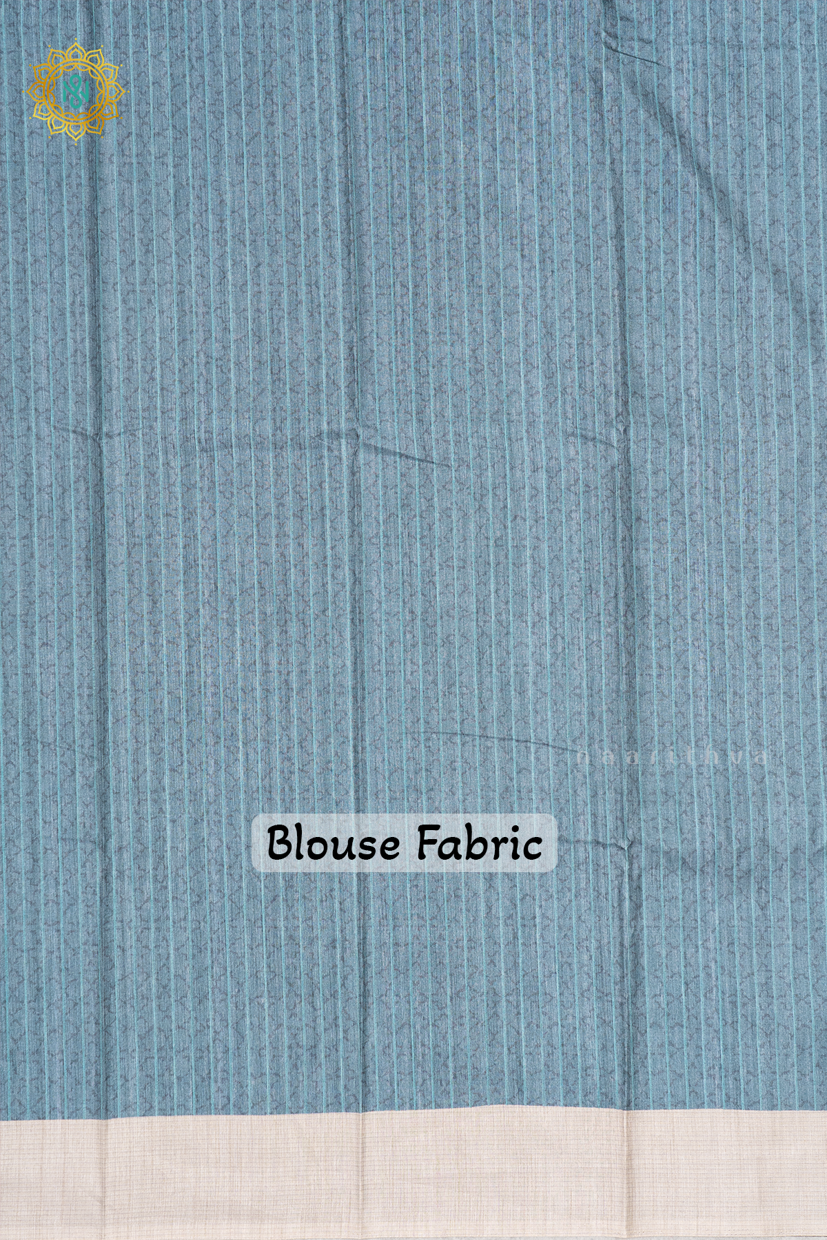 OFF WHITE WITH AQUA BLUE - KOTHA TUSSAR
