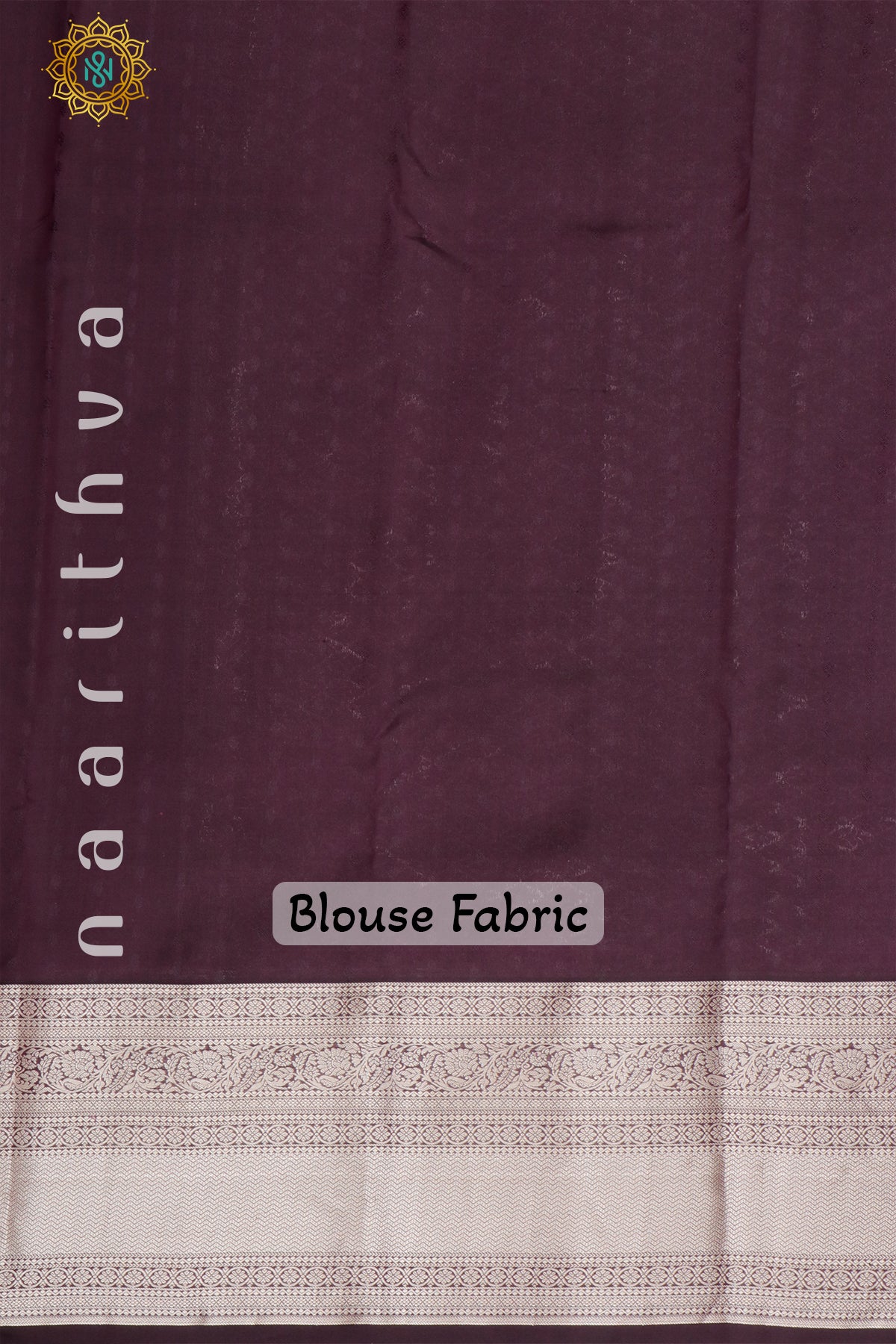 MAUVE WITH DEEP WINE - KANJIVARAM PURE MIX