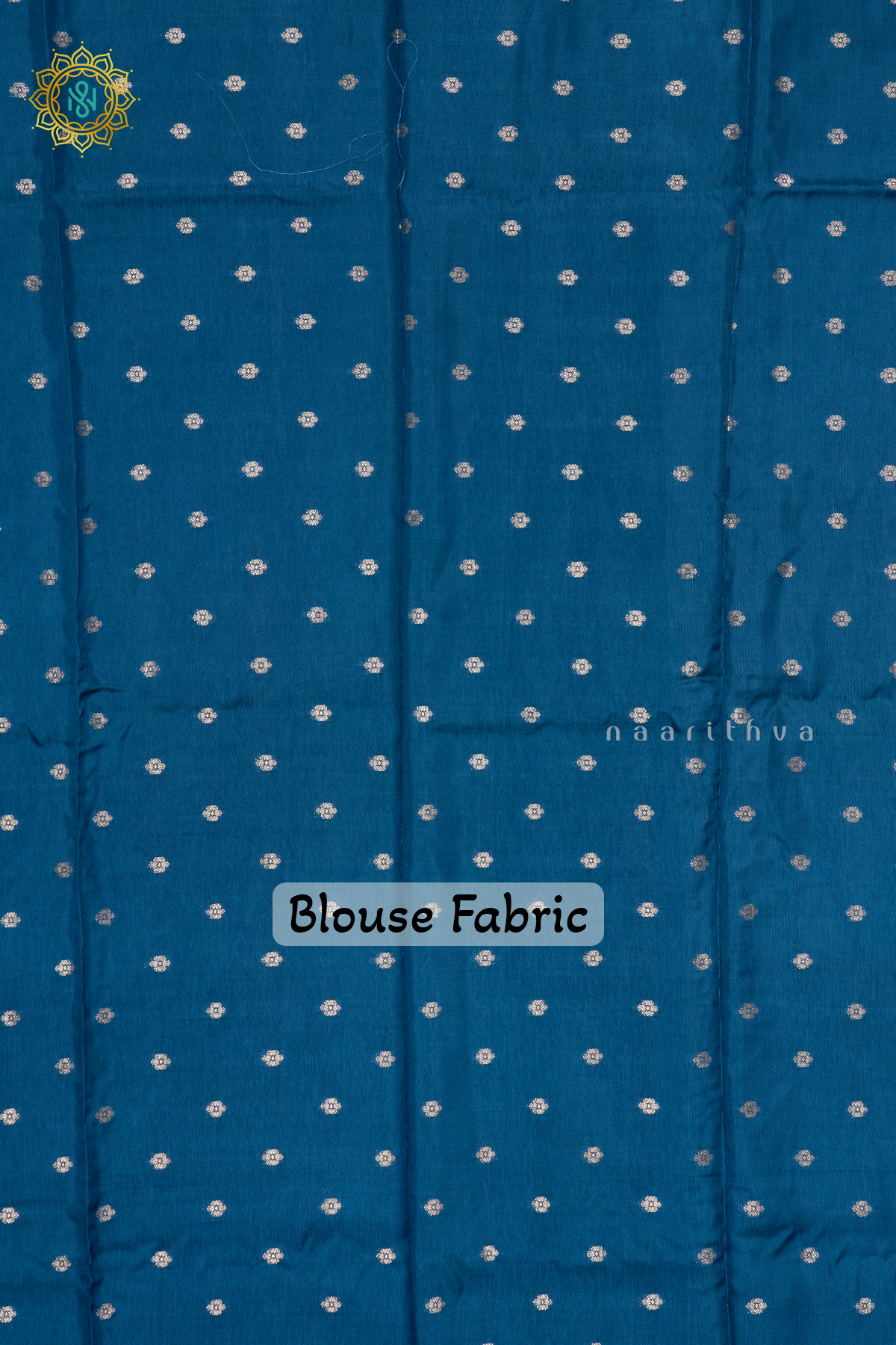 PINK WITH PEACOCK BLUE - SEMI CREPE SILK