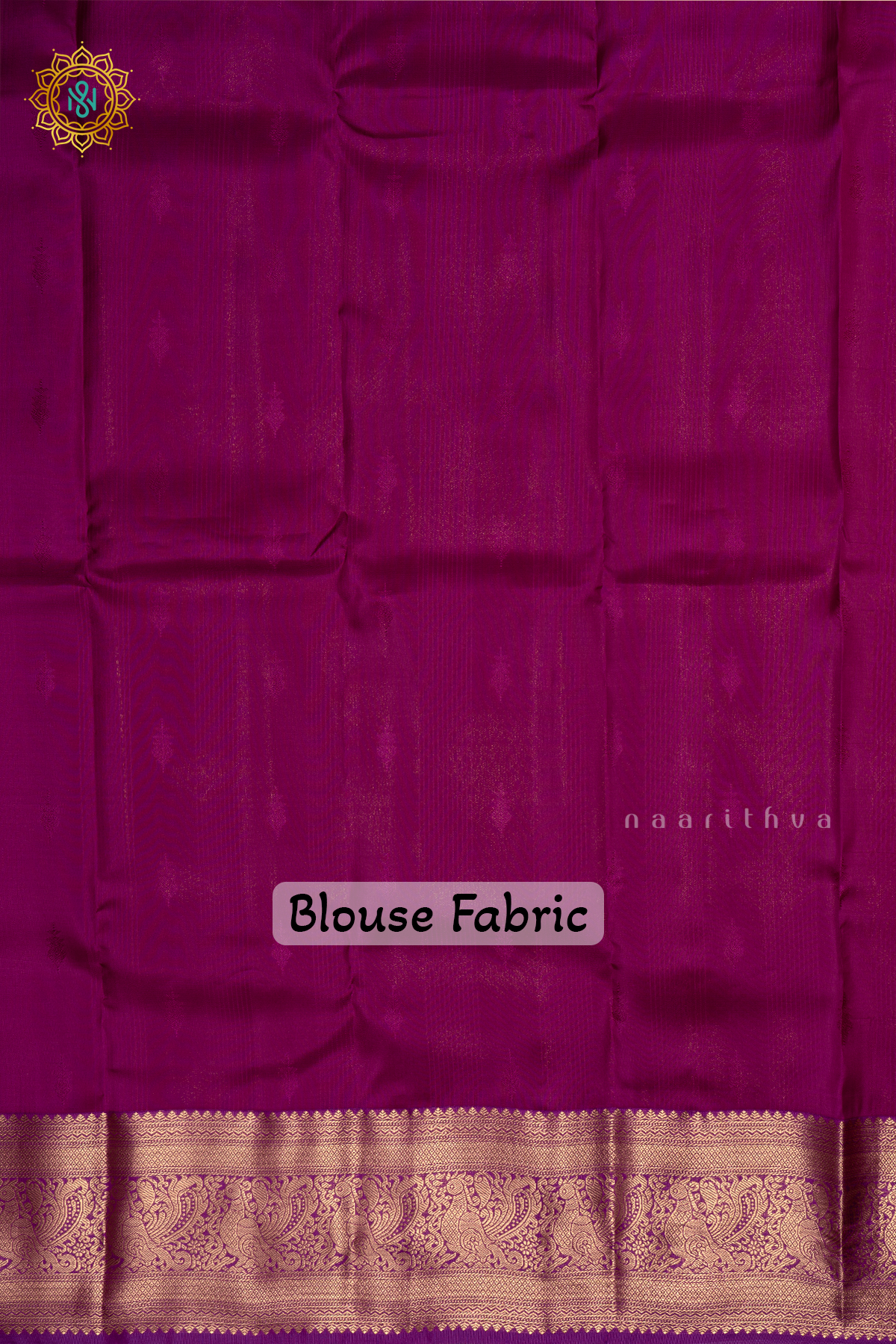 Yellow with Magenta Pure Mix Kanjivaram Silk Saree with Zari Woven Stripes, Buttas and Zari Woven Contrast Border