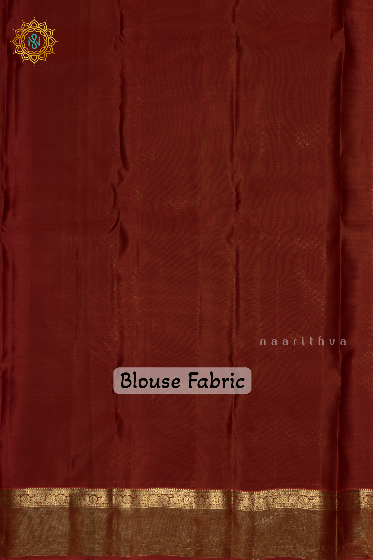 Deep Wine With Orange Pure Mix Kanjivaram Silk Saree with Zari Woven Buttas and Contrast Zari Woven Border With Contrast Pallu & Blouse