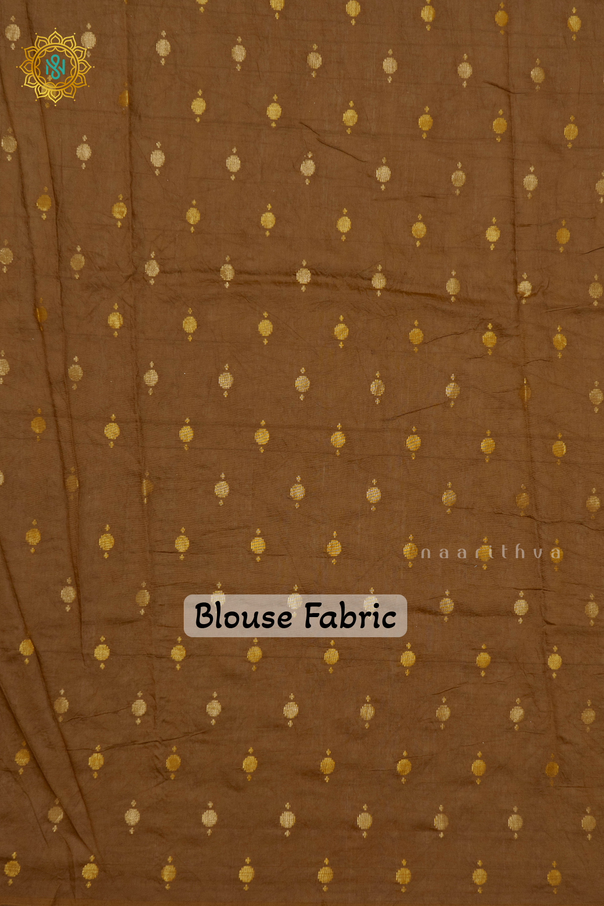 BROWN - SEMI CREPE SILK