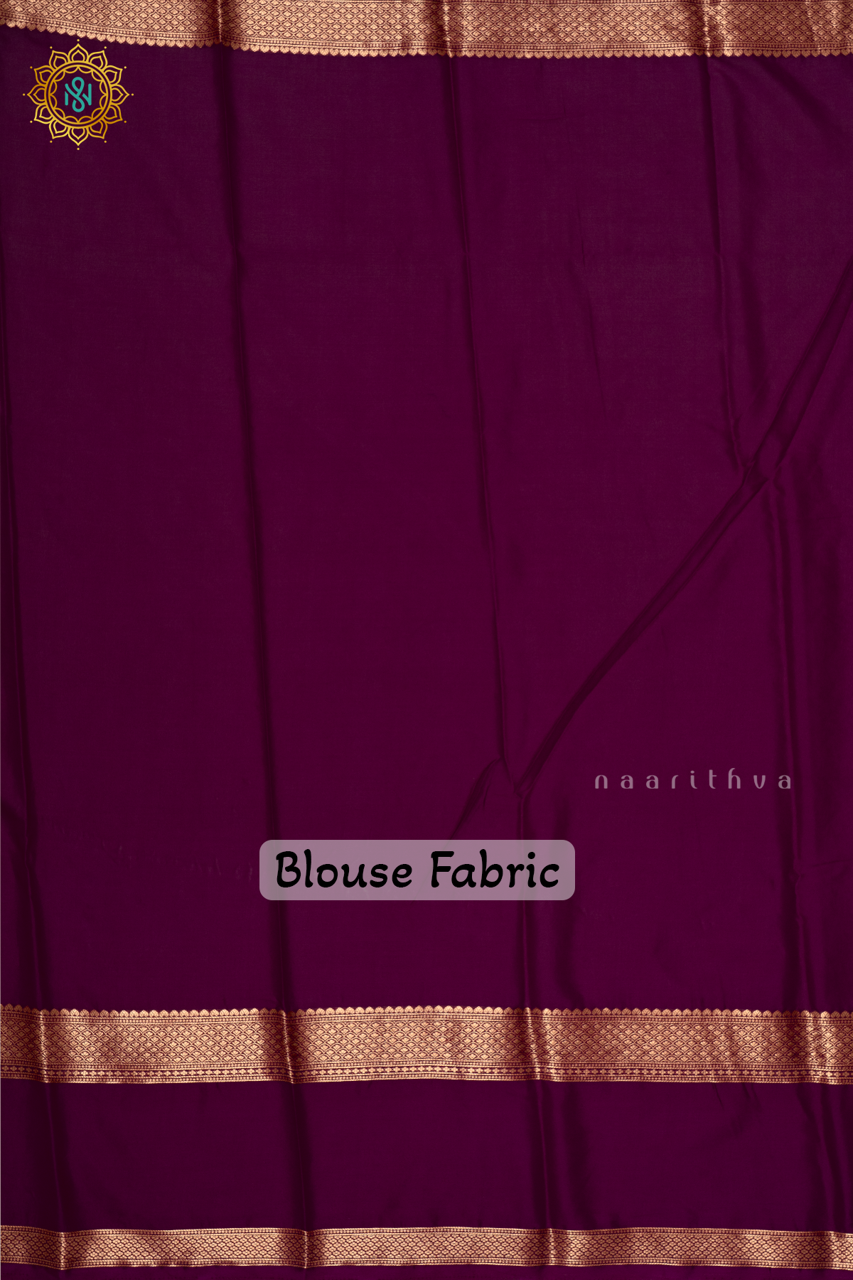LEMON YELLOW WITH WINE - SEMI MYSORE CREPE SILK