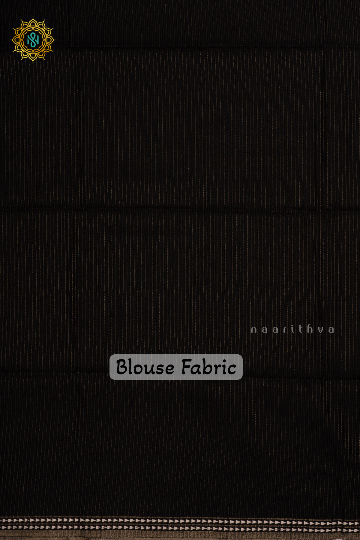 Black - Semi Tussar Silk Saree Allover Plain Body with Thread Woven Border, Pallu and Blouse