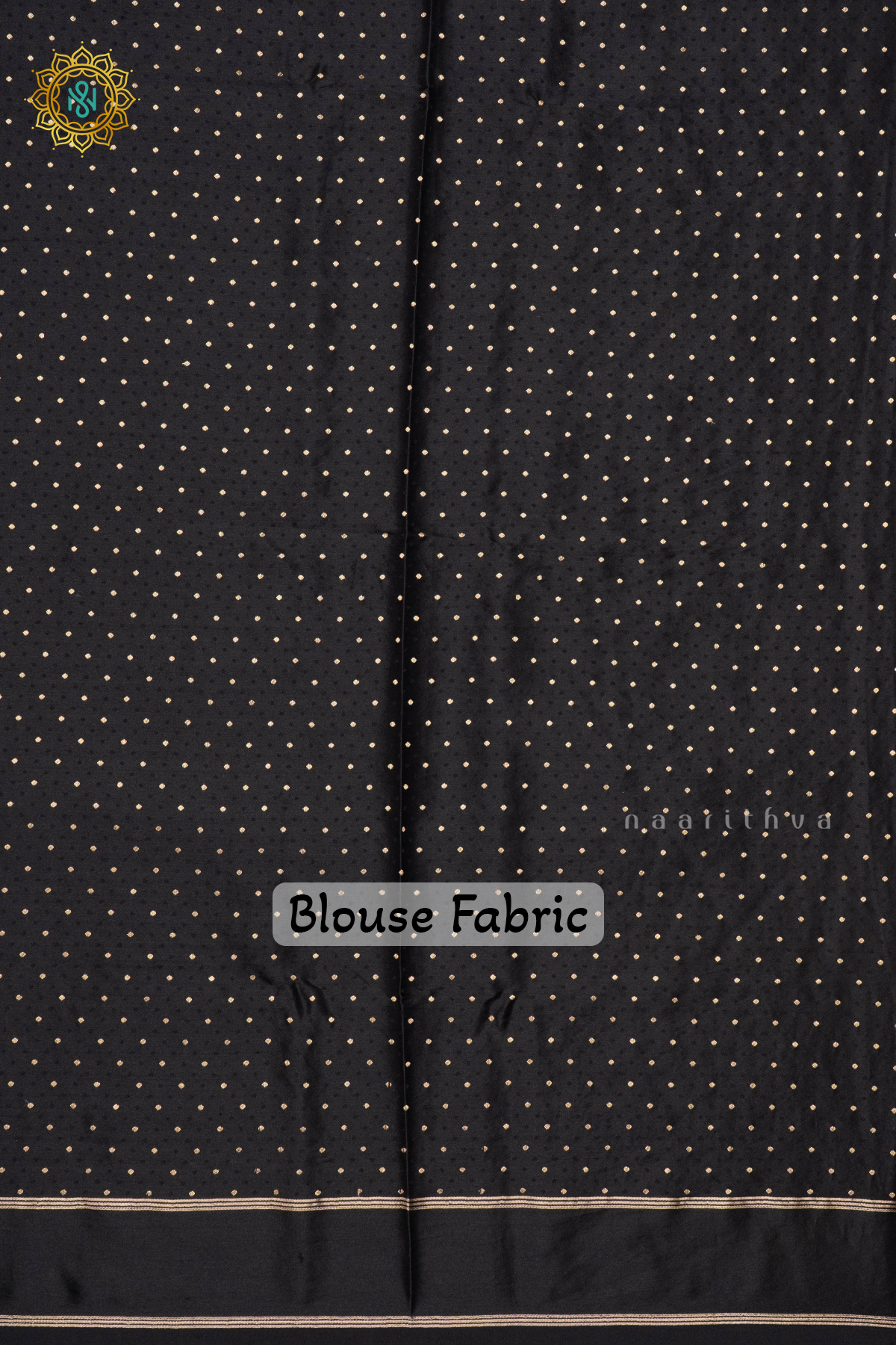 ORANGE WITH BLACK - SEMI SILK