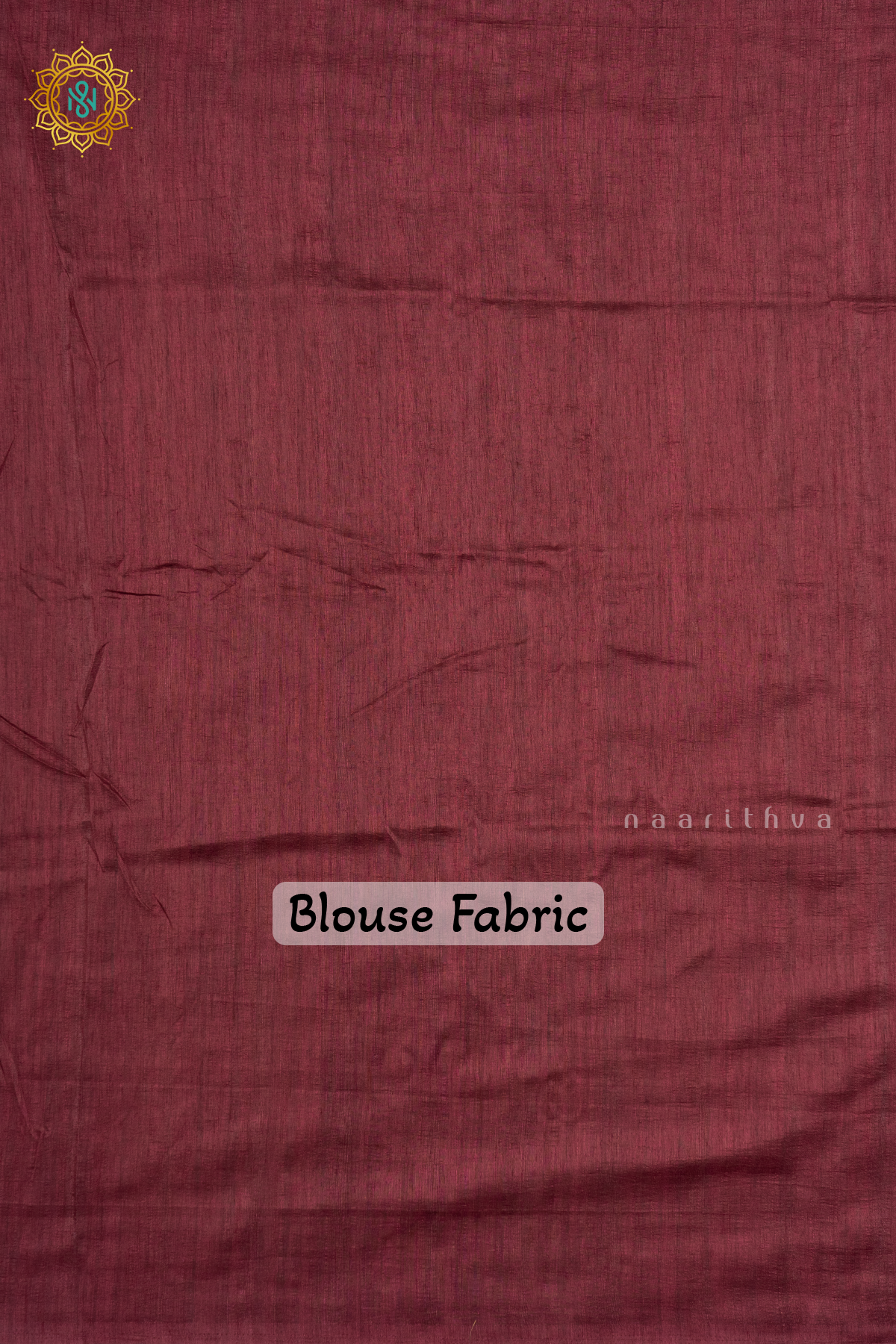 OFF WHITE WITH MAROON - SEMI GICHA TUSSAR