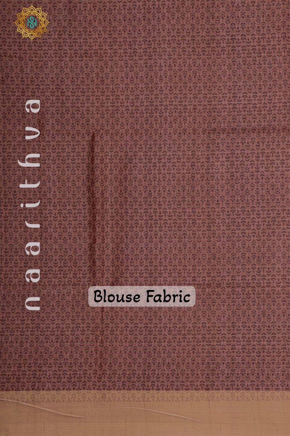 BEIGE WITH MAROON - SEMI TUSSAR SILK