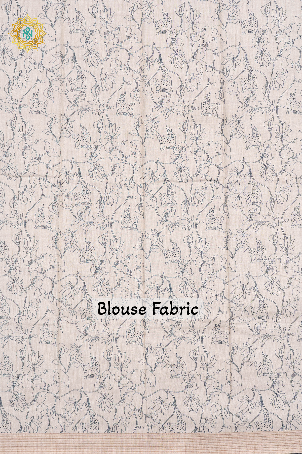 TEAL GREEN WITH OFF WHITE - KOTHA TUSSAR