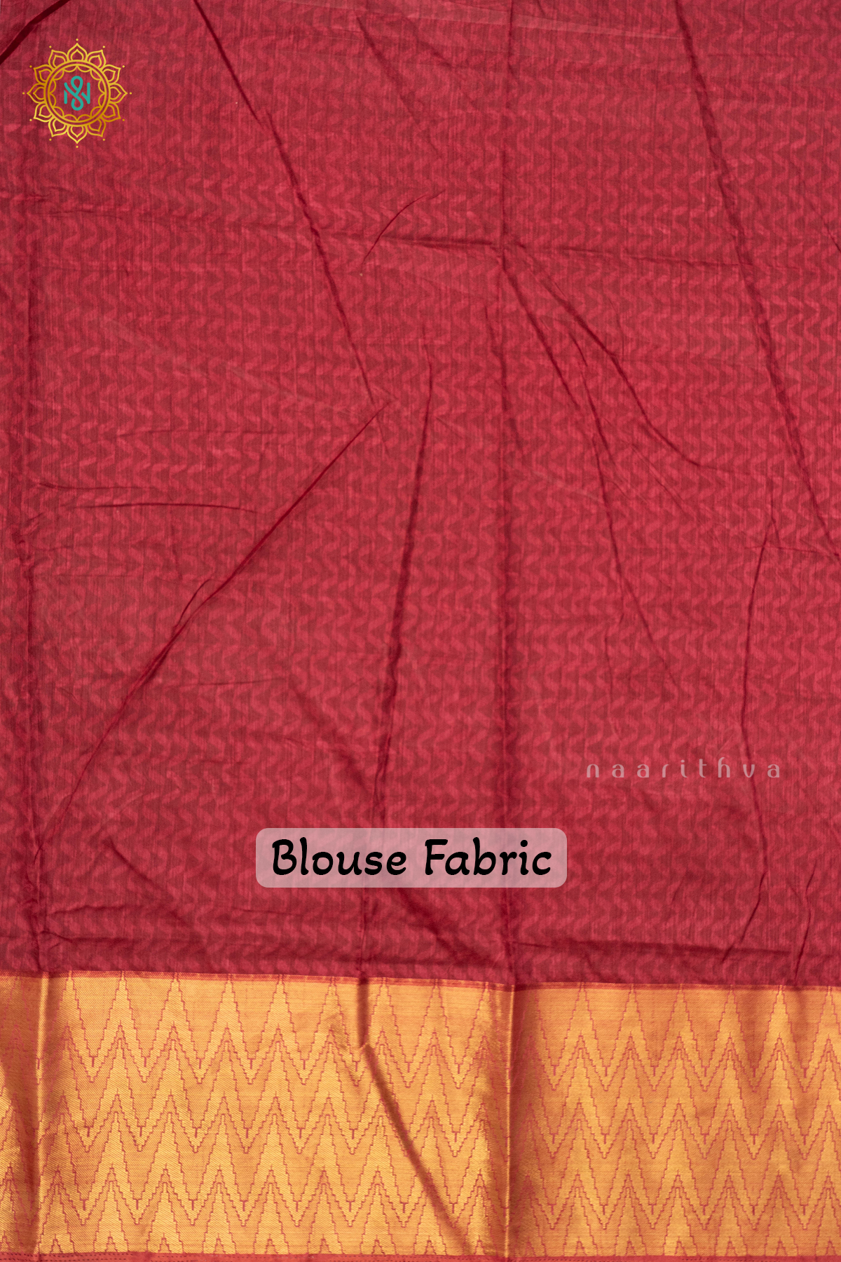 BLACK WITH RED - SEMI SILK WITH PATOLA PRINTS