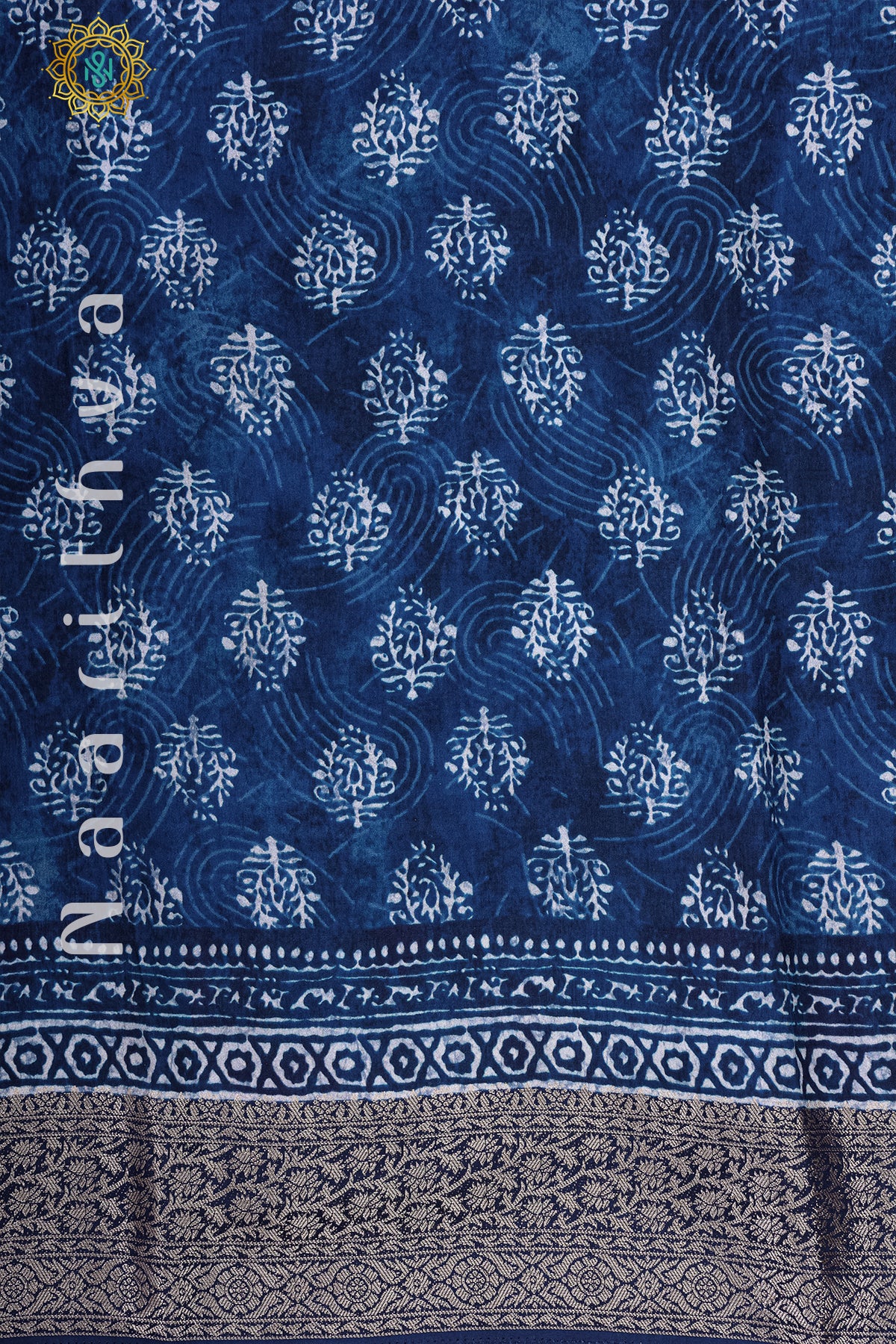 INDIGO - SEMI CREPE SILK