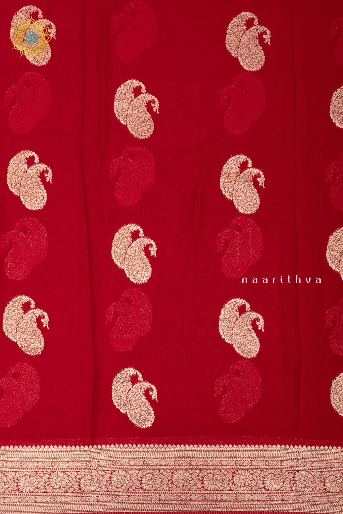RED - SEMI GEORGETTE