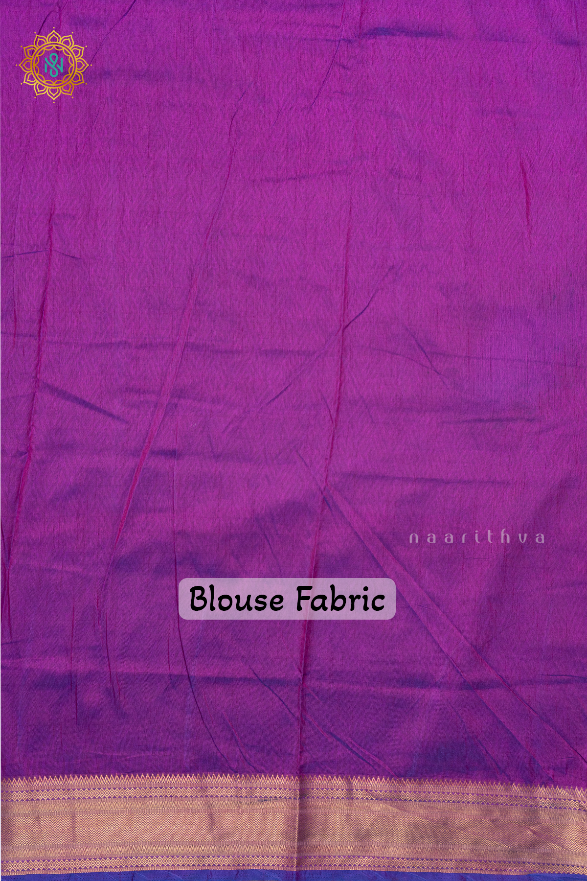 BLUE WITH MAGENTA - SEMI PATOLA SILK