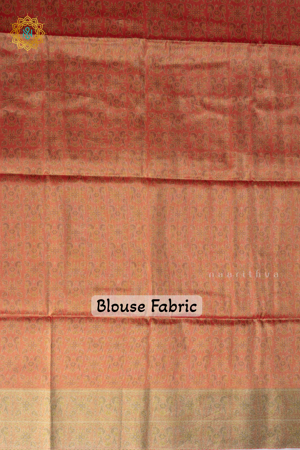Pink With Orange Semi Tussar Silk Saree With Plain Body And Contrast Patola Border