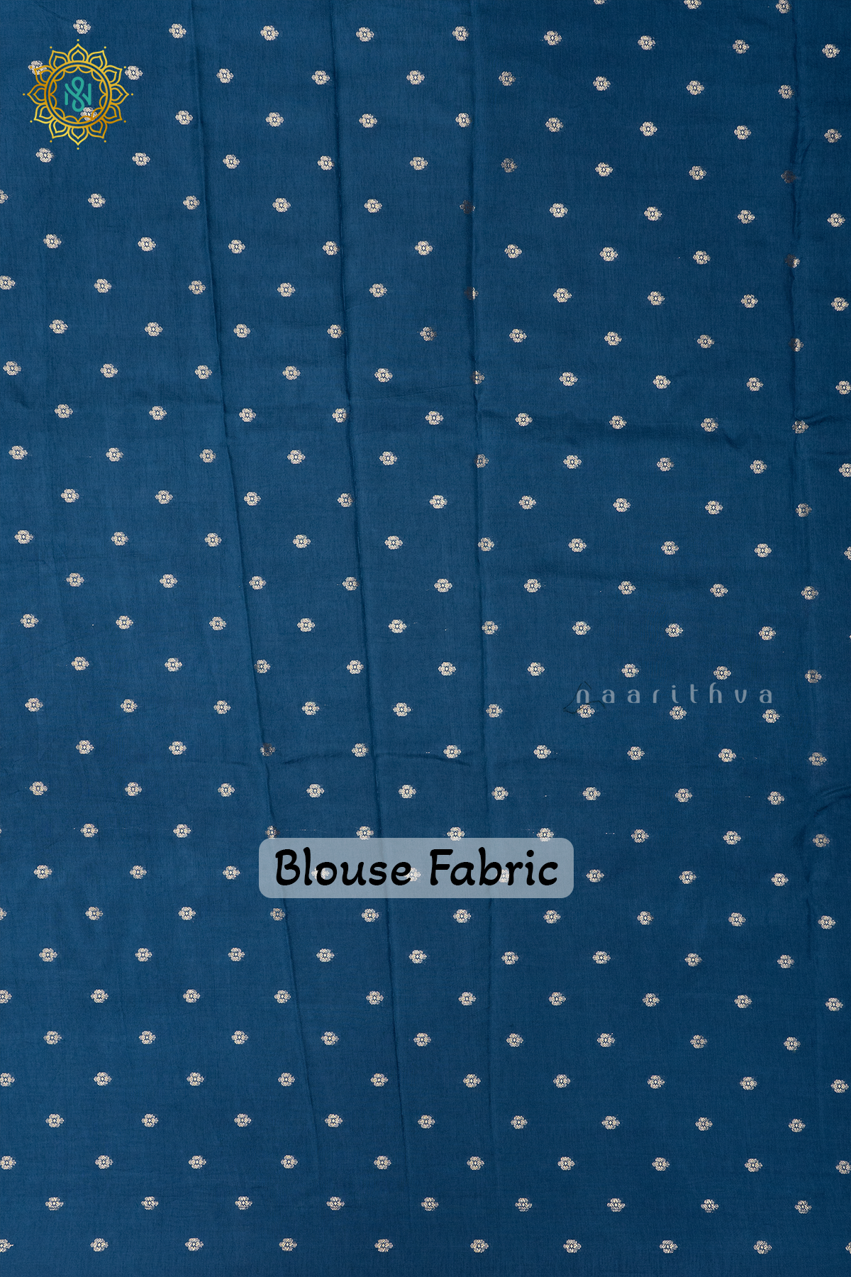 PINK WITH PEACOCK BLUE - SEMI CREPE SILK