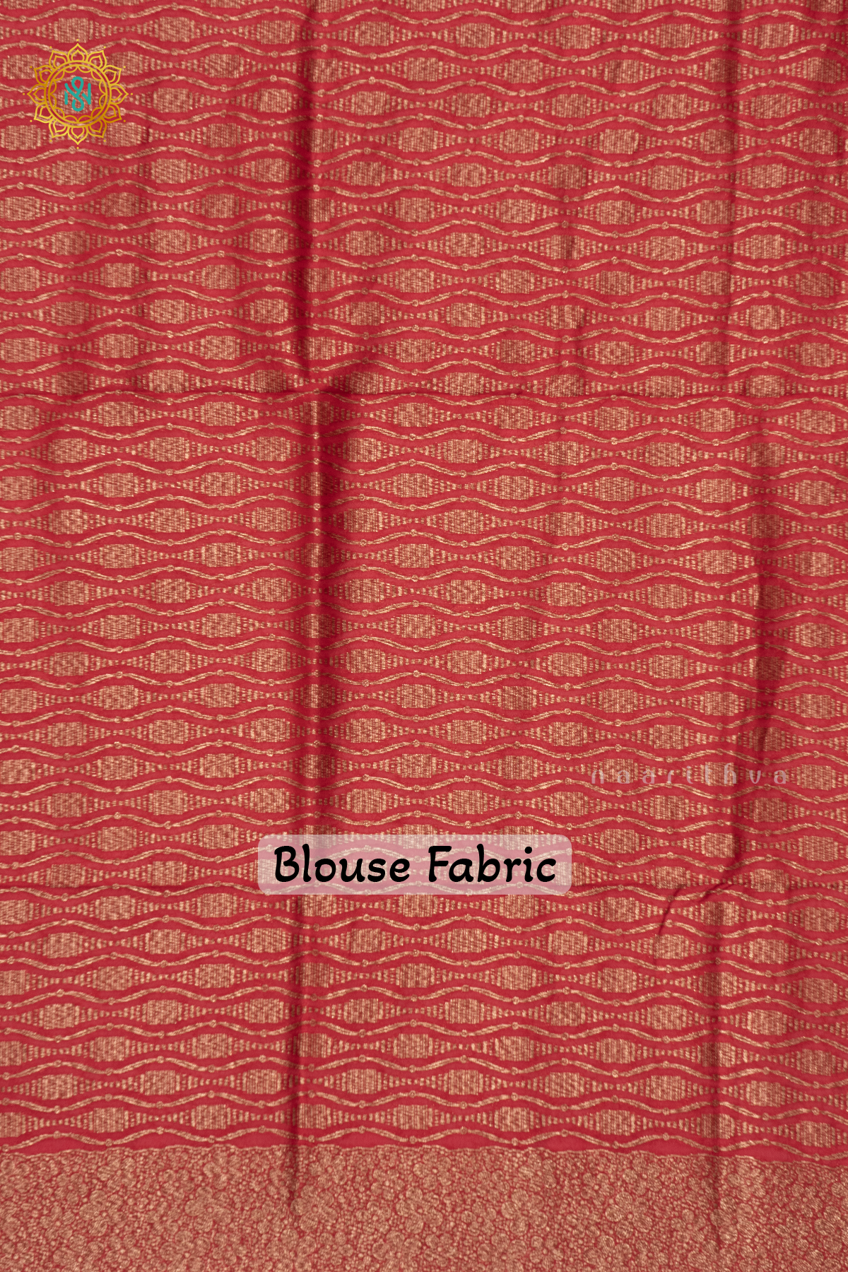 RED - SEMI TUSSAR SILK